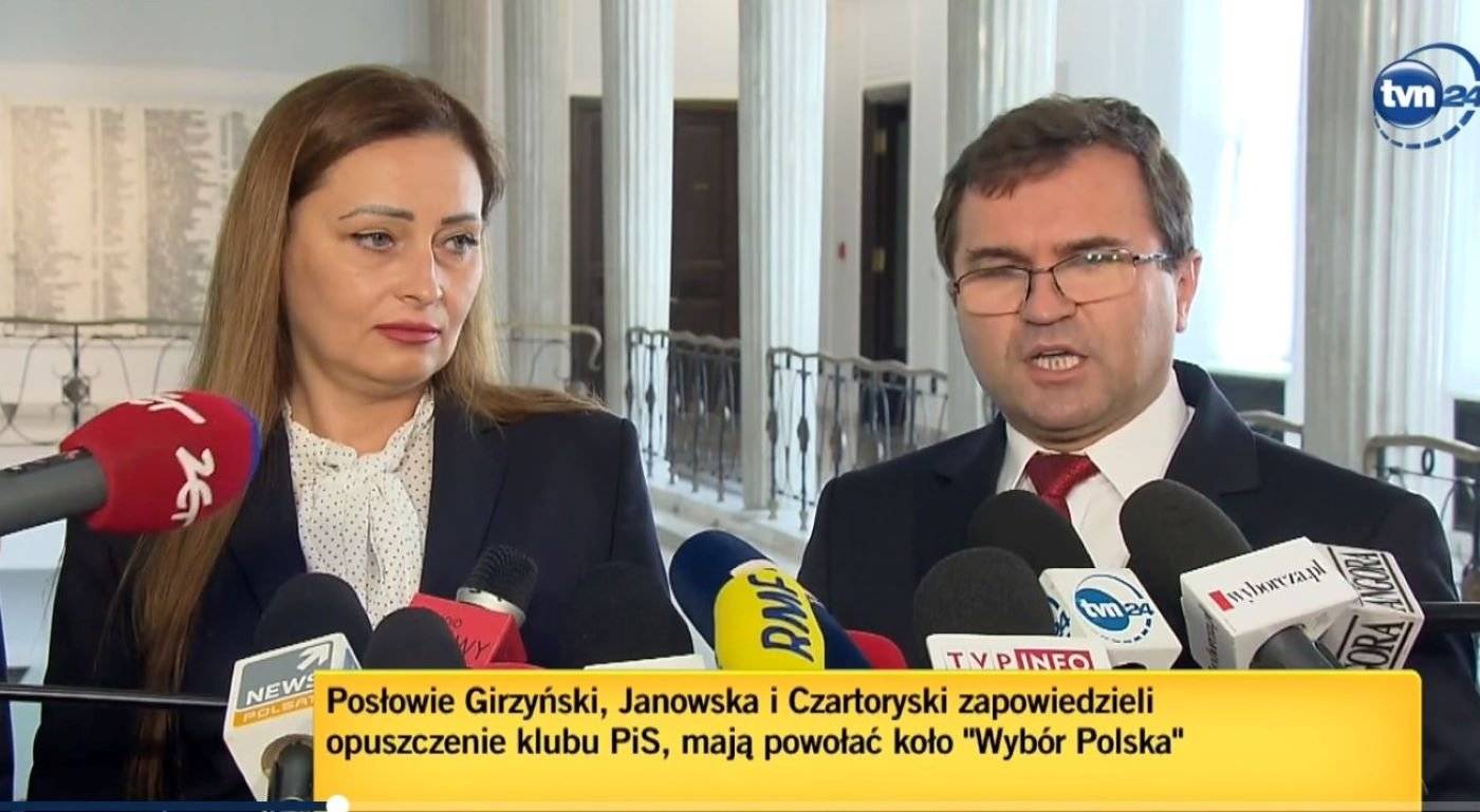Zbigniew Girzyński i Małgorzata Janowska