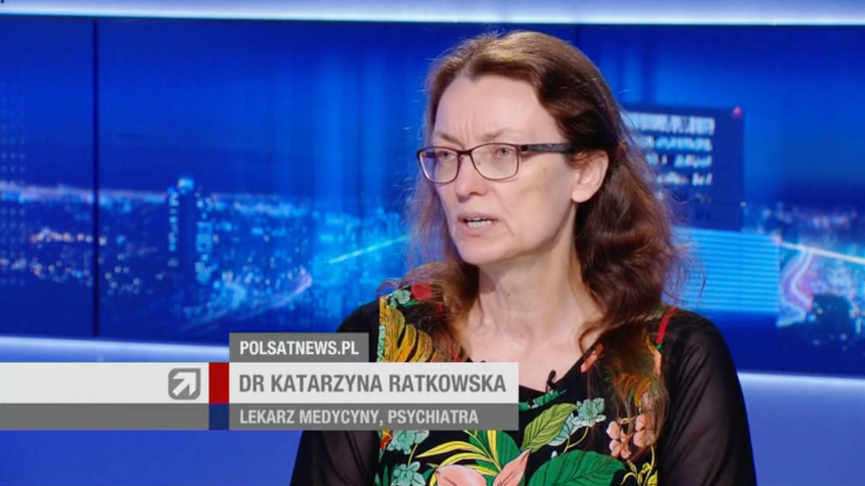dr Katarzyna Ratkowska w programie "Gość Wydarzeń" Polsat News