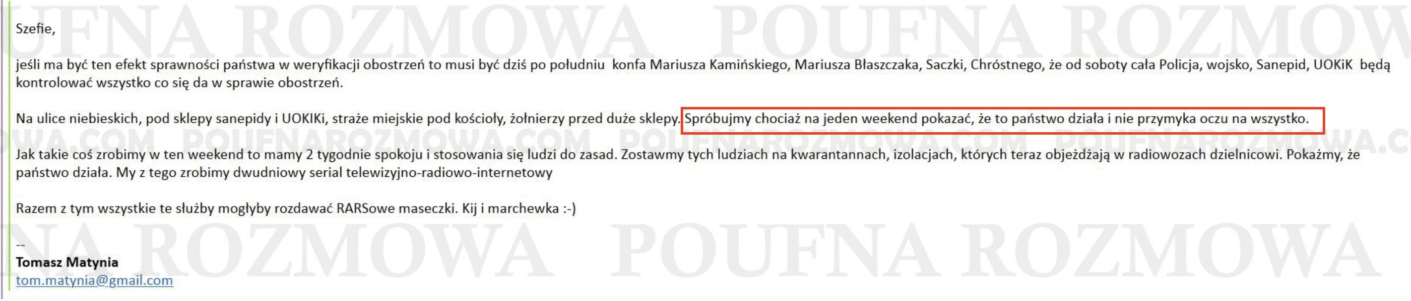 screen ze strony poufnarozmowa.com