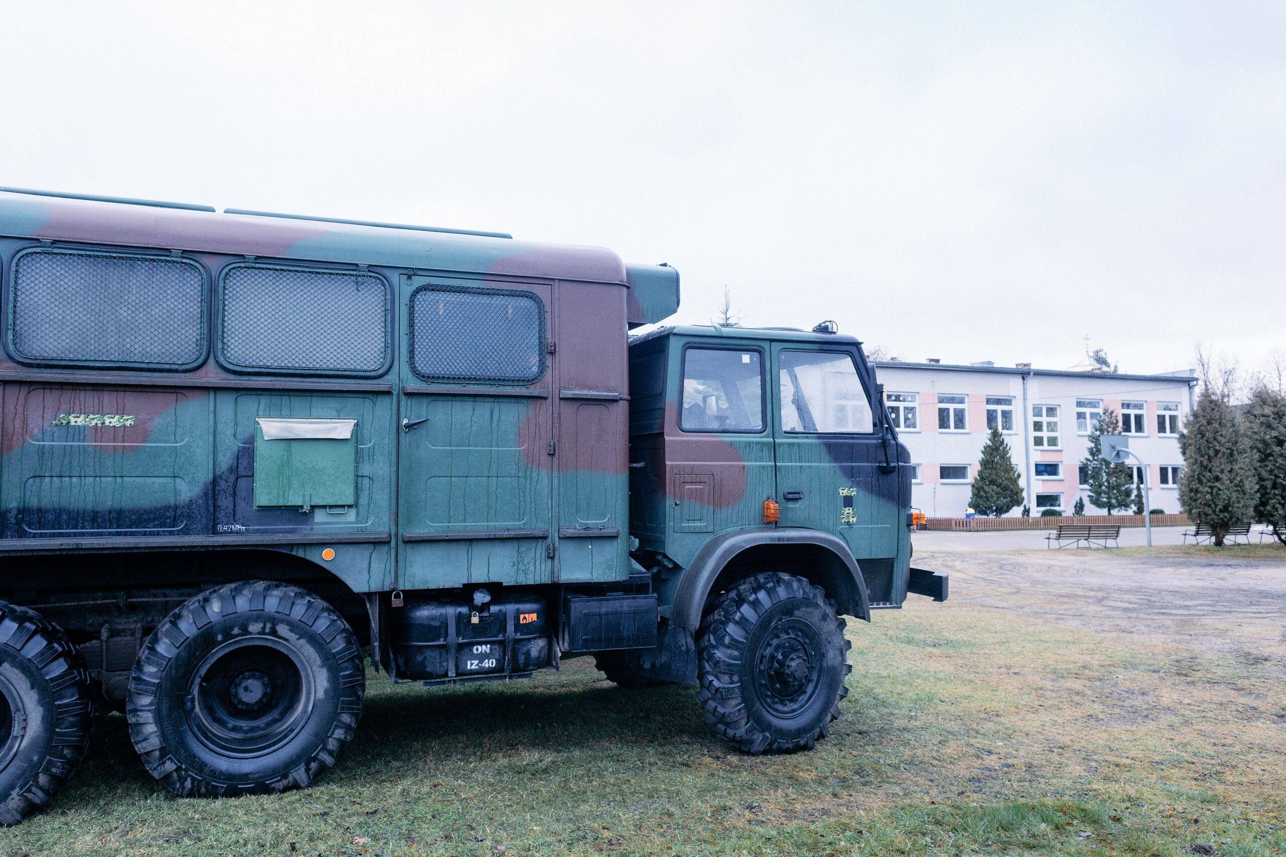 Szkoła na granicy w czasie stanu wyjątkowego, podlasie, 2021