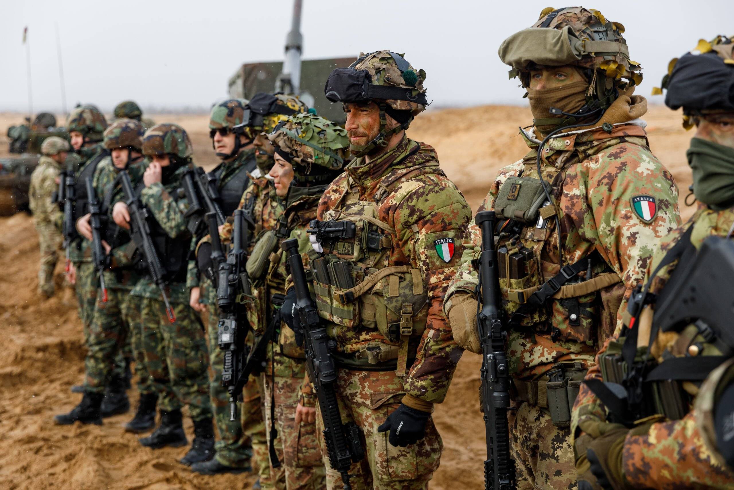 Żołnierze NATO na ćwiczeniach