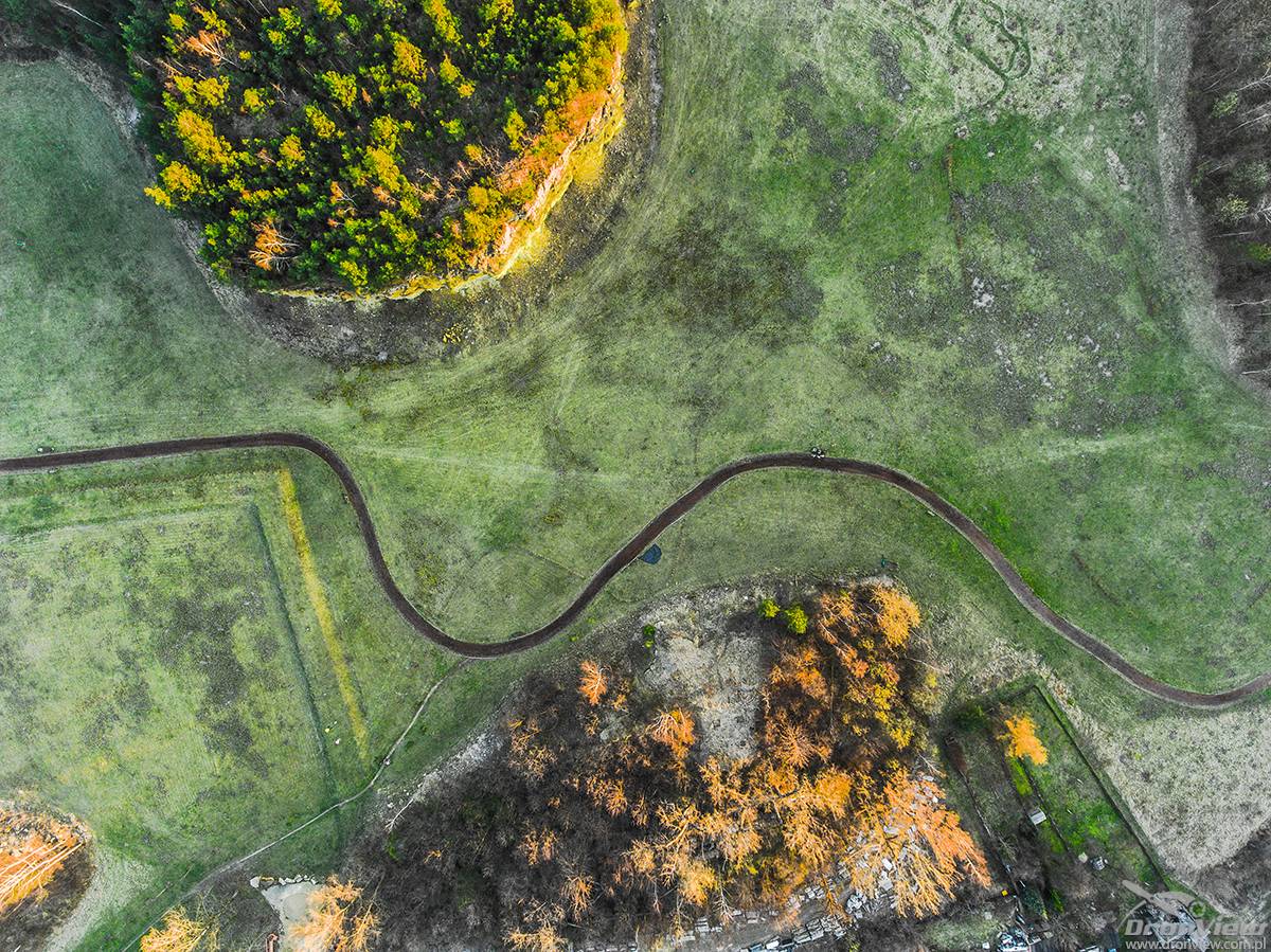 Park Gródek, teren byłej cementowni, widok z lotu ptakaPark Gródek - teren byłej cementowni, Fot. Archifolio Tomasz Zakrzewski