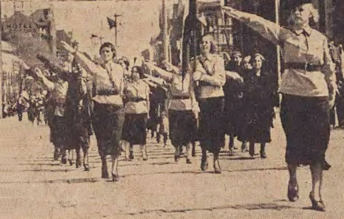 Marsz zwolenniczek Stronnictwa Narodowego, 3 maja 1937 Poznań