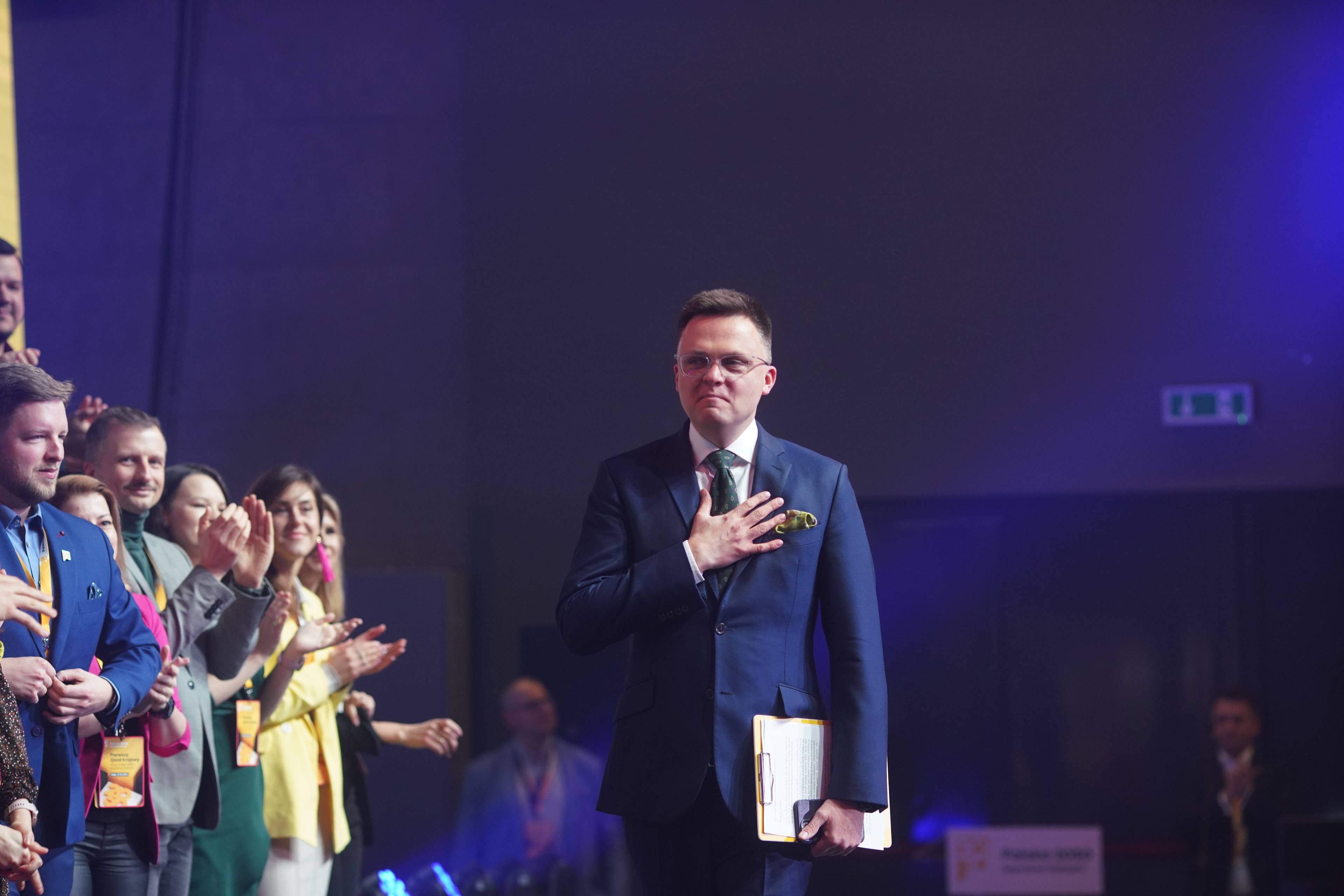 Szymon Hołownia, pierwszy zjazd partii Polska 2050, 21 stycznia 2023