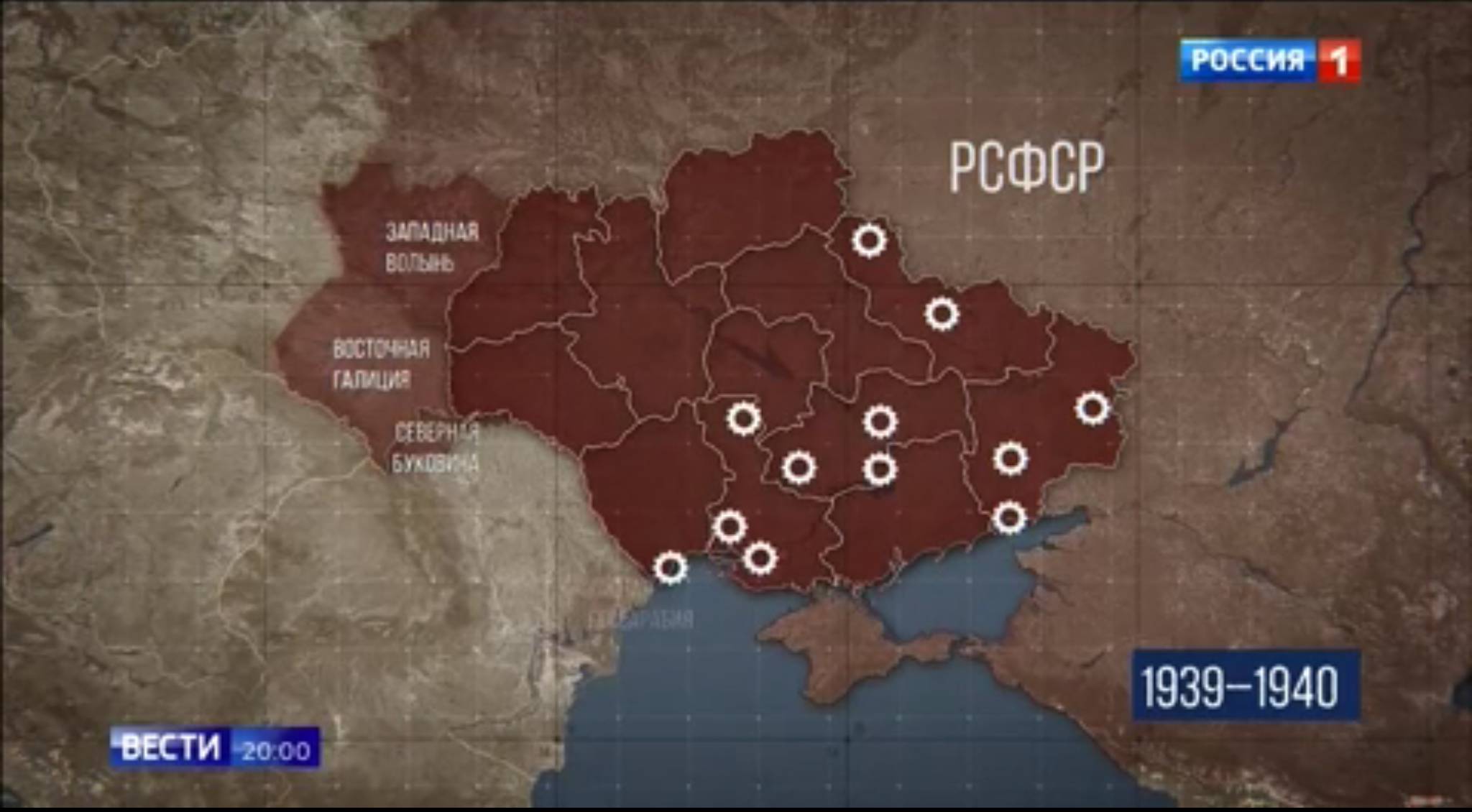 mapa Ukrainy z zaznaczonymi terenami zachodnimi