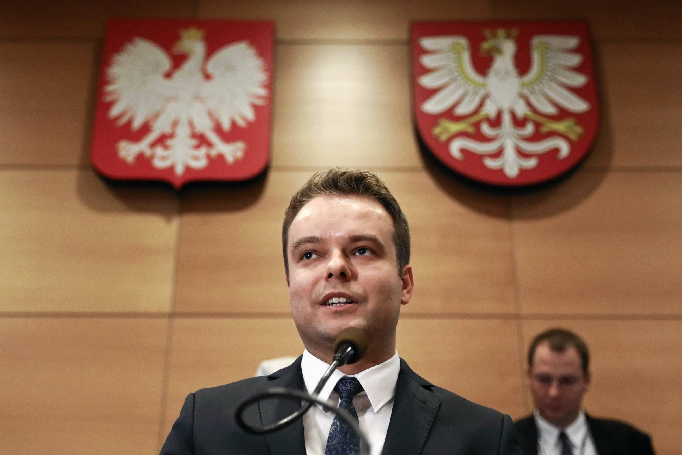 Na zdjęciu rzecznik PiS Rafał Bochenek