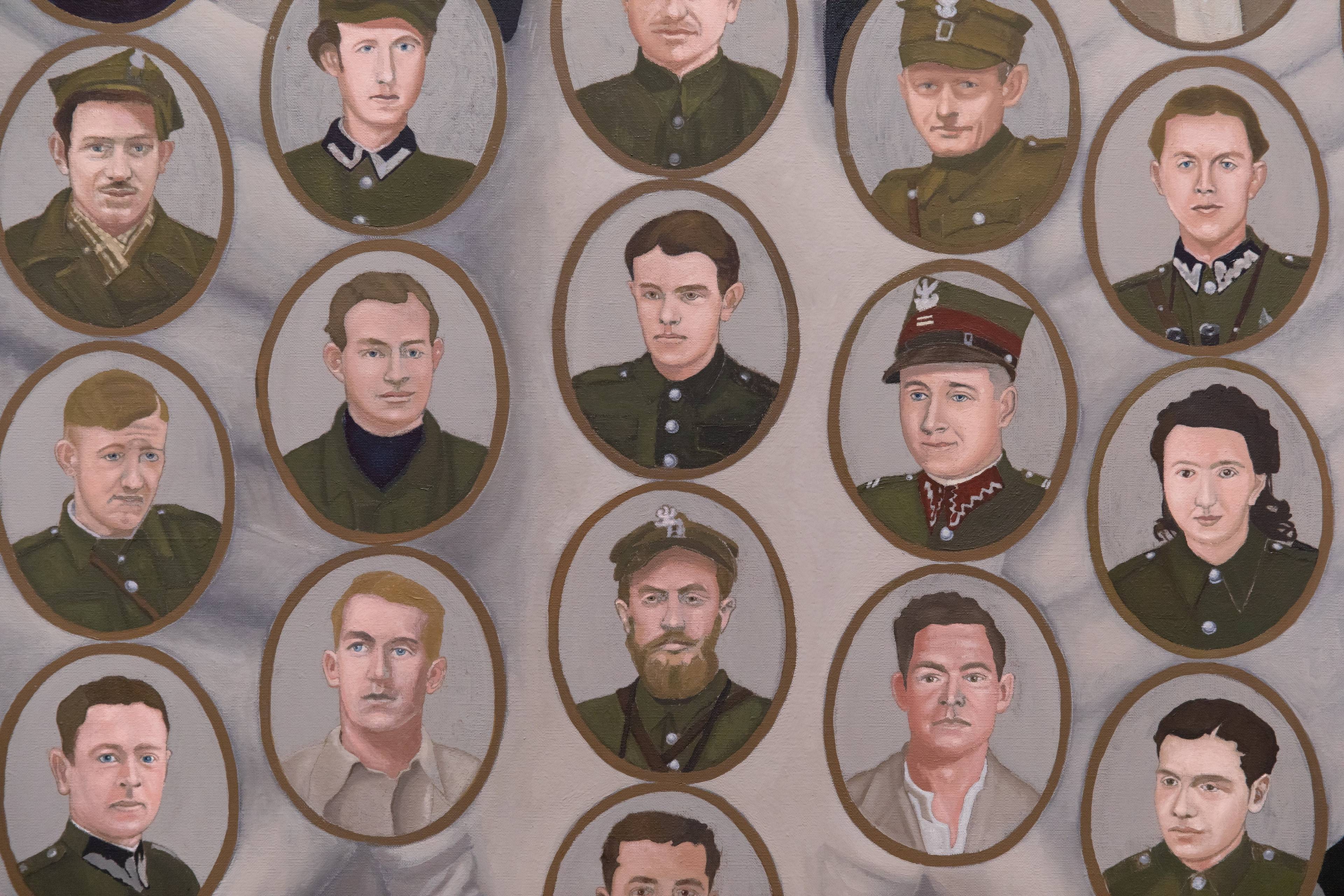 Obraz Ignacego Czwartosazłozony z portretów wojskowych