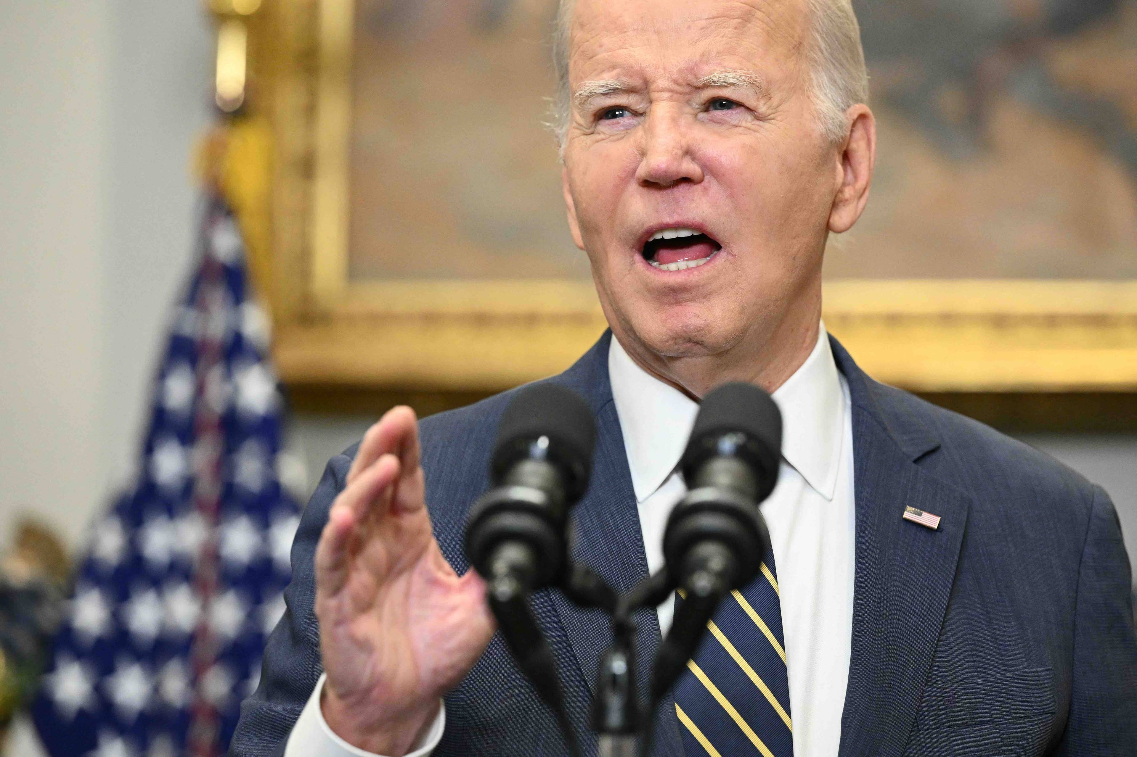 Joe Biden przemawia w Białym Domu. Pomoc dla Ukrainy