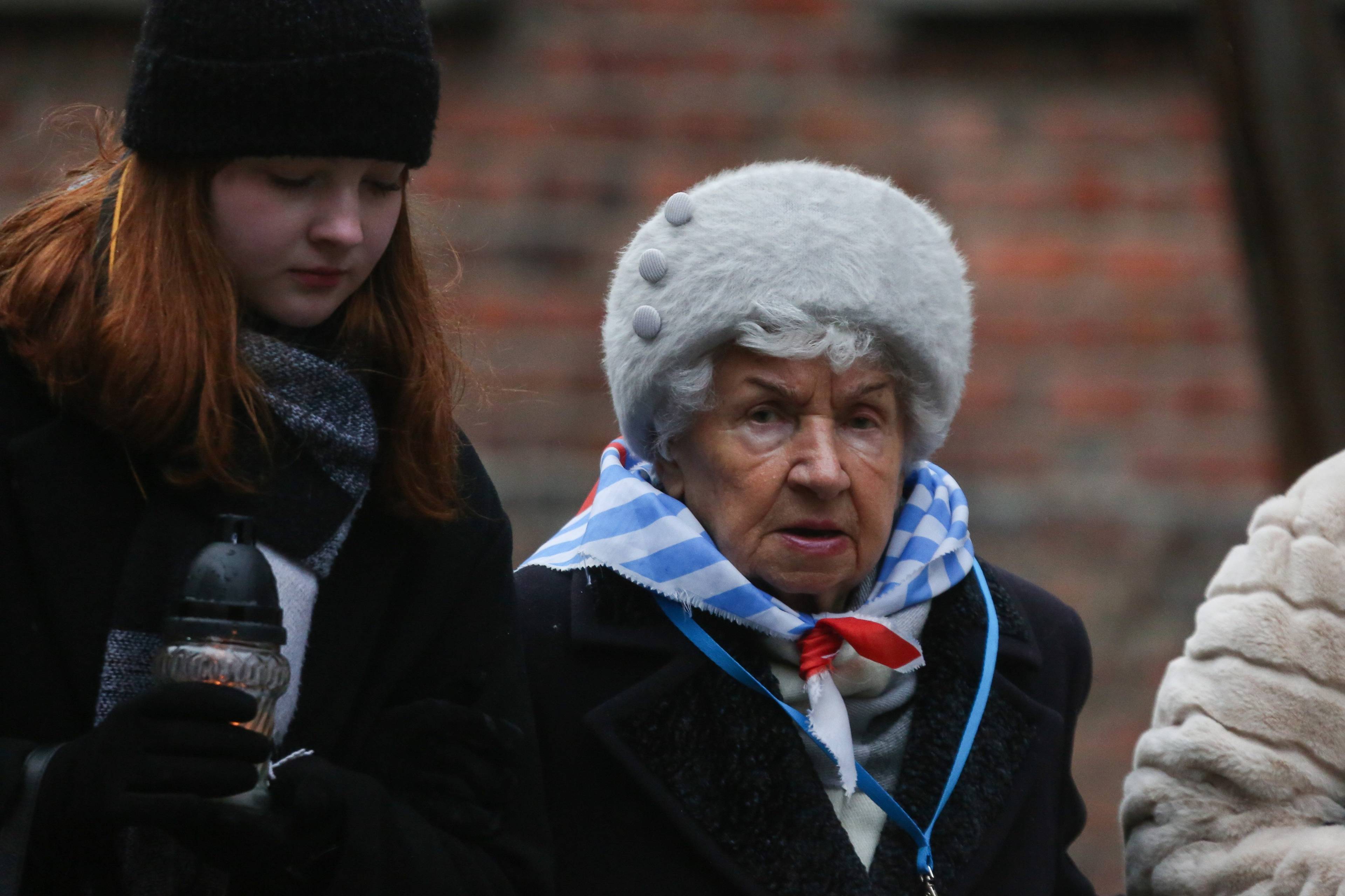 była więźniarka na obchodach Auschwitz-Birkenau