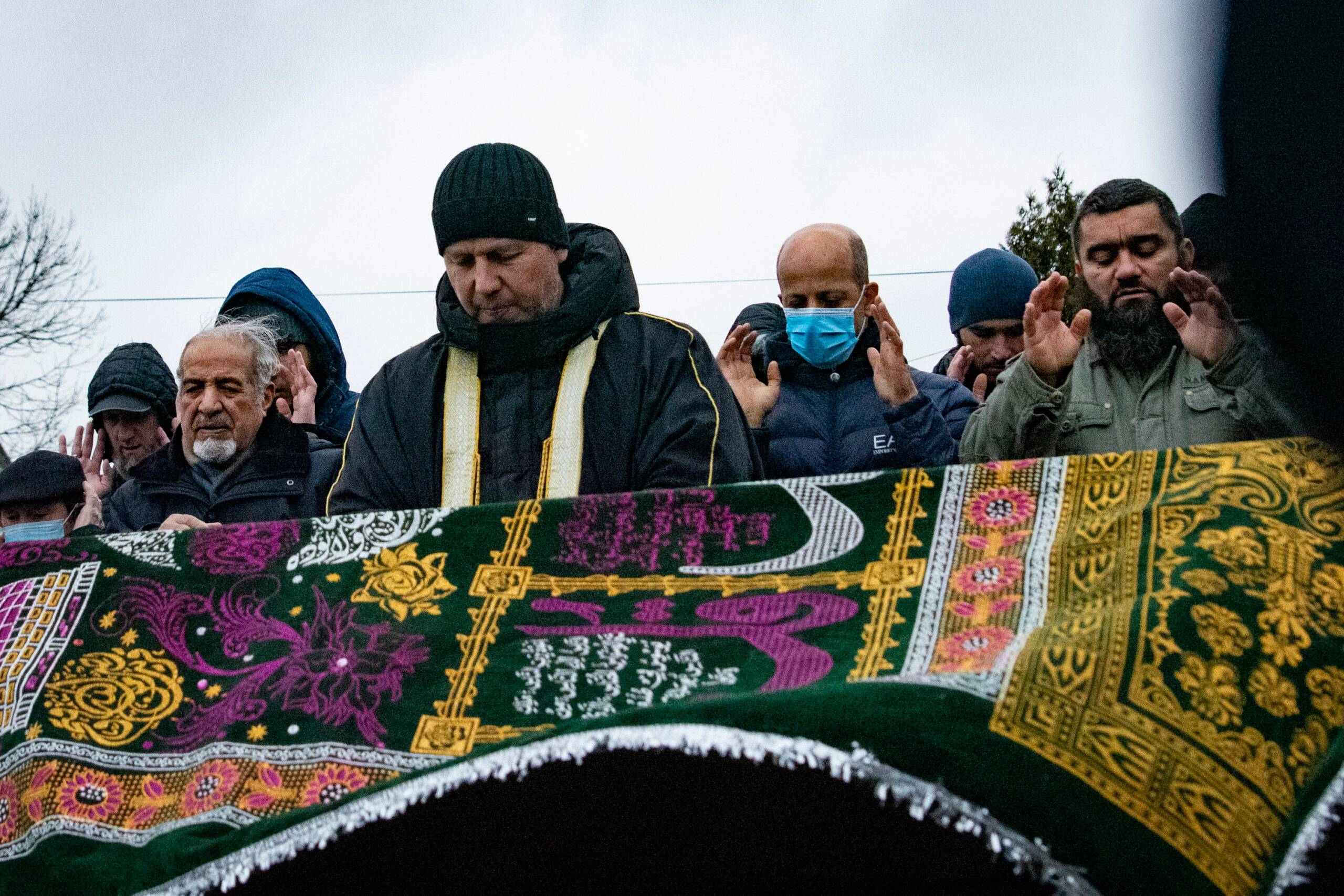 Bohoniki, 21.11.2021. Pogrzeb 37-letniego migranta z Syrii