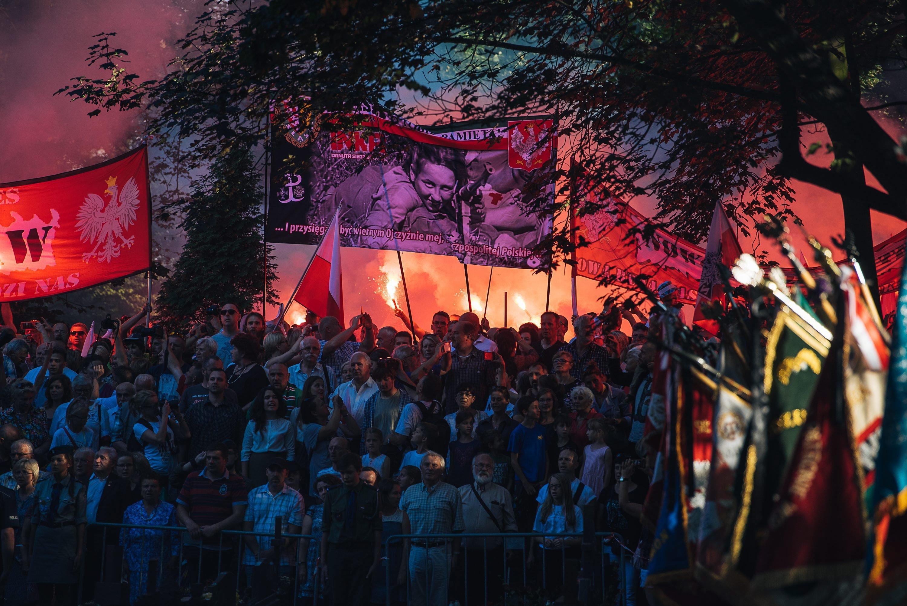 28.08.2016 Gdansk . Uroczystosci pogrzebowe Danuty Siedzikowny ps . " Inka " oraz Feliksa Selmanowicza ps . " Zagonczyk " .
Fot . Bartosz Banka / Agencja Gazeta