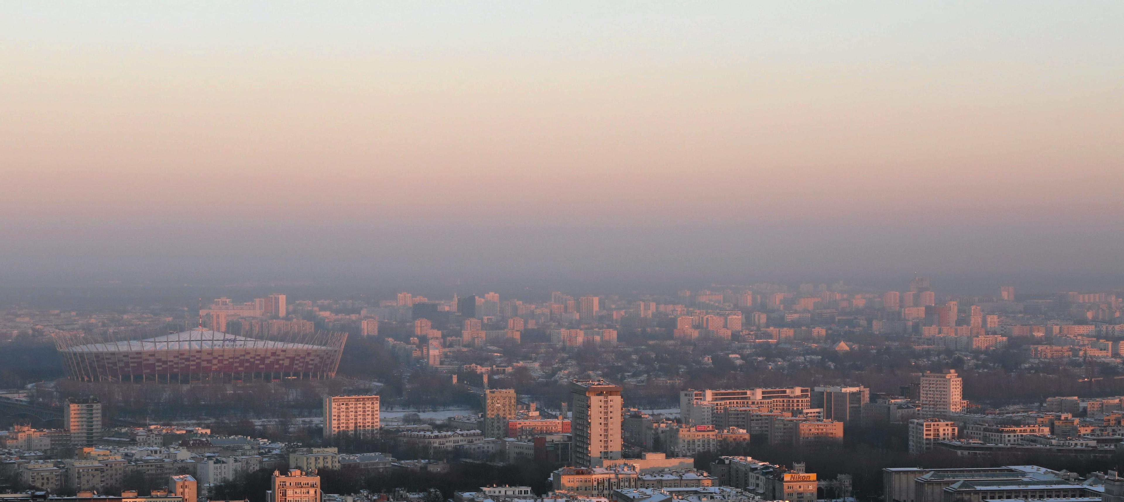 08.01.2017 Warszawa ,  smog nad miastem .
Fot . Slawomir Kaminski / Agencja Gazeta