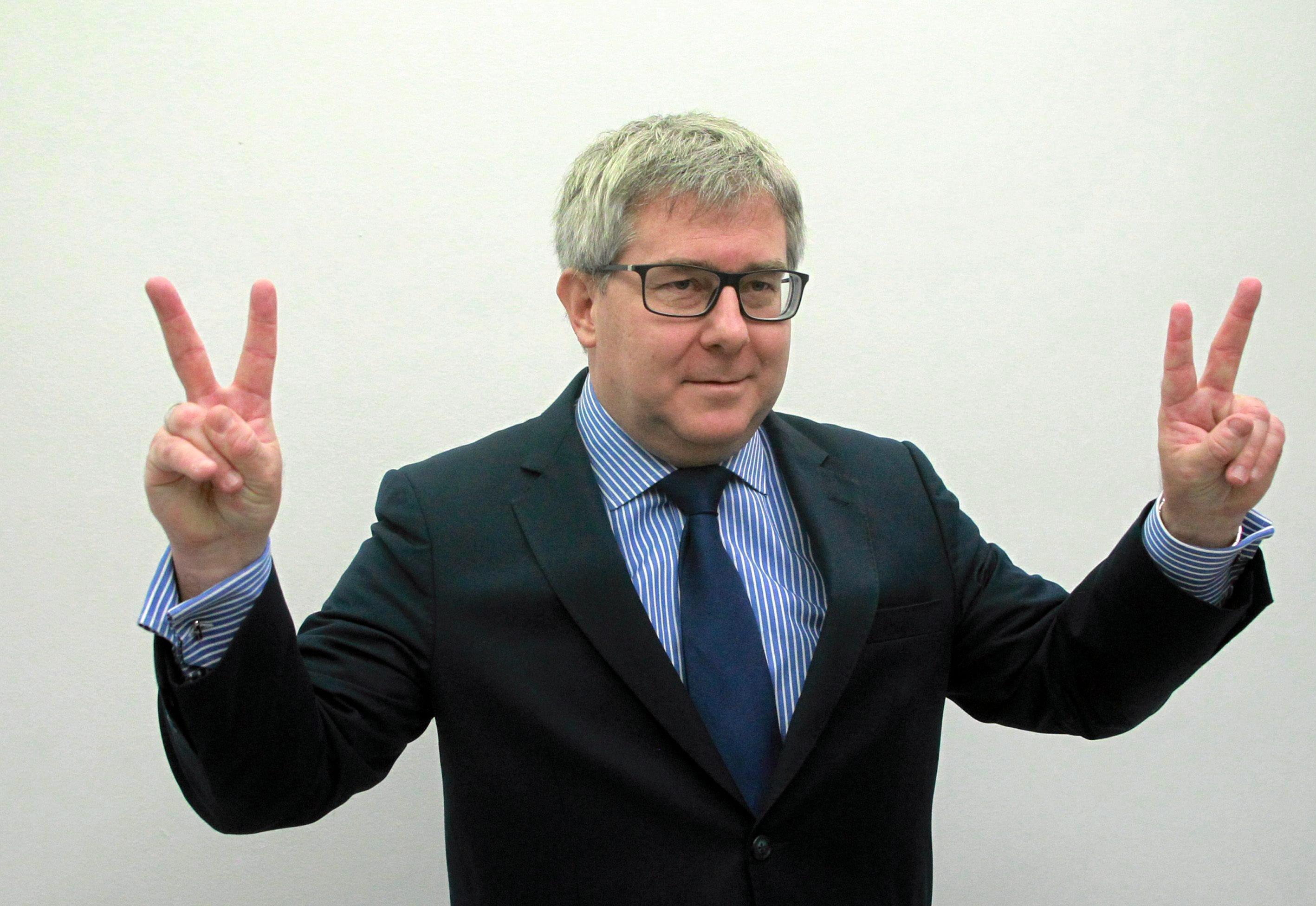 23.02.2015 Warszawa . Sejm . Europosel Ryszard Czarnecki .
Fot.  Przemek Wierzchowski / Agencja Gazeta