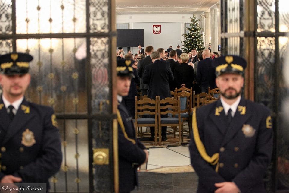 Sejm, posiedzenie w Sali Kolumnowej z 16 grudnia 2016 roku