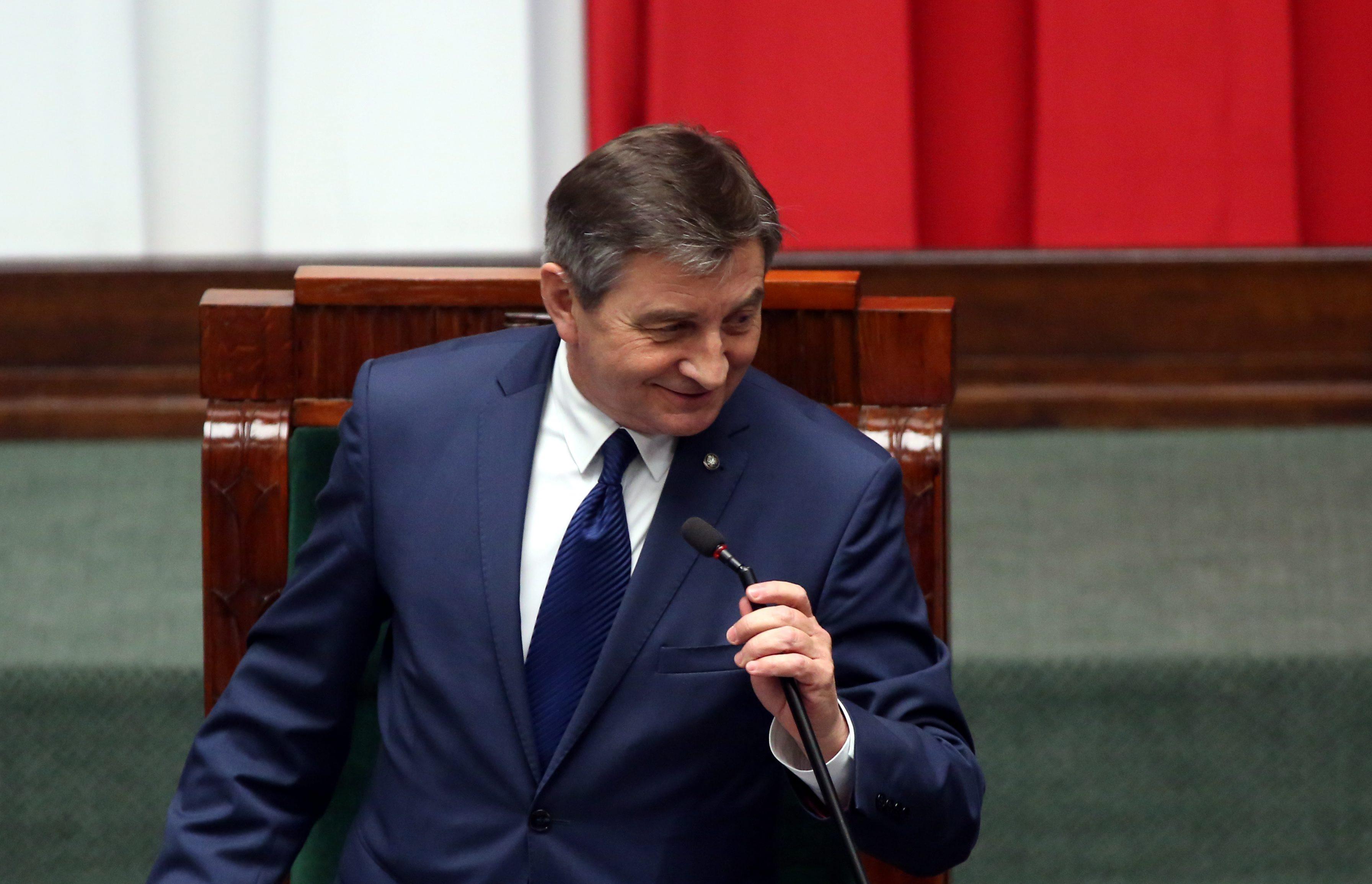 29.11.2016 Warszawa , Sejm . Marszalek Sejmu Marek Kuchcinski podczas otwarcia posiedzenia .
Fot. Slawomir Kaminski / Agencja Gazeta