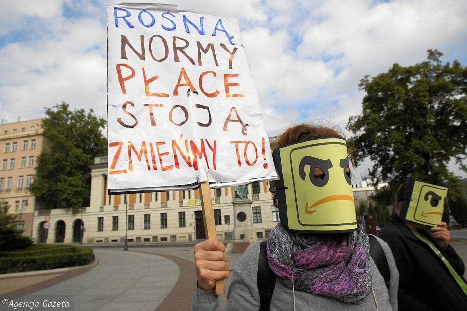 Pikieta pracowników Amazona