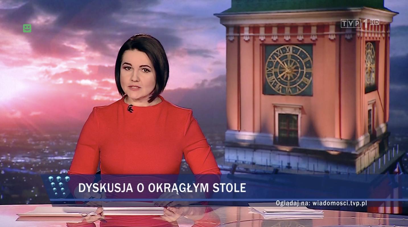 Edyta Lewandowska, Wiadomości TVP o okrągłym stole, 6 lutego 2019