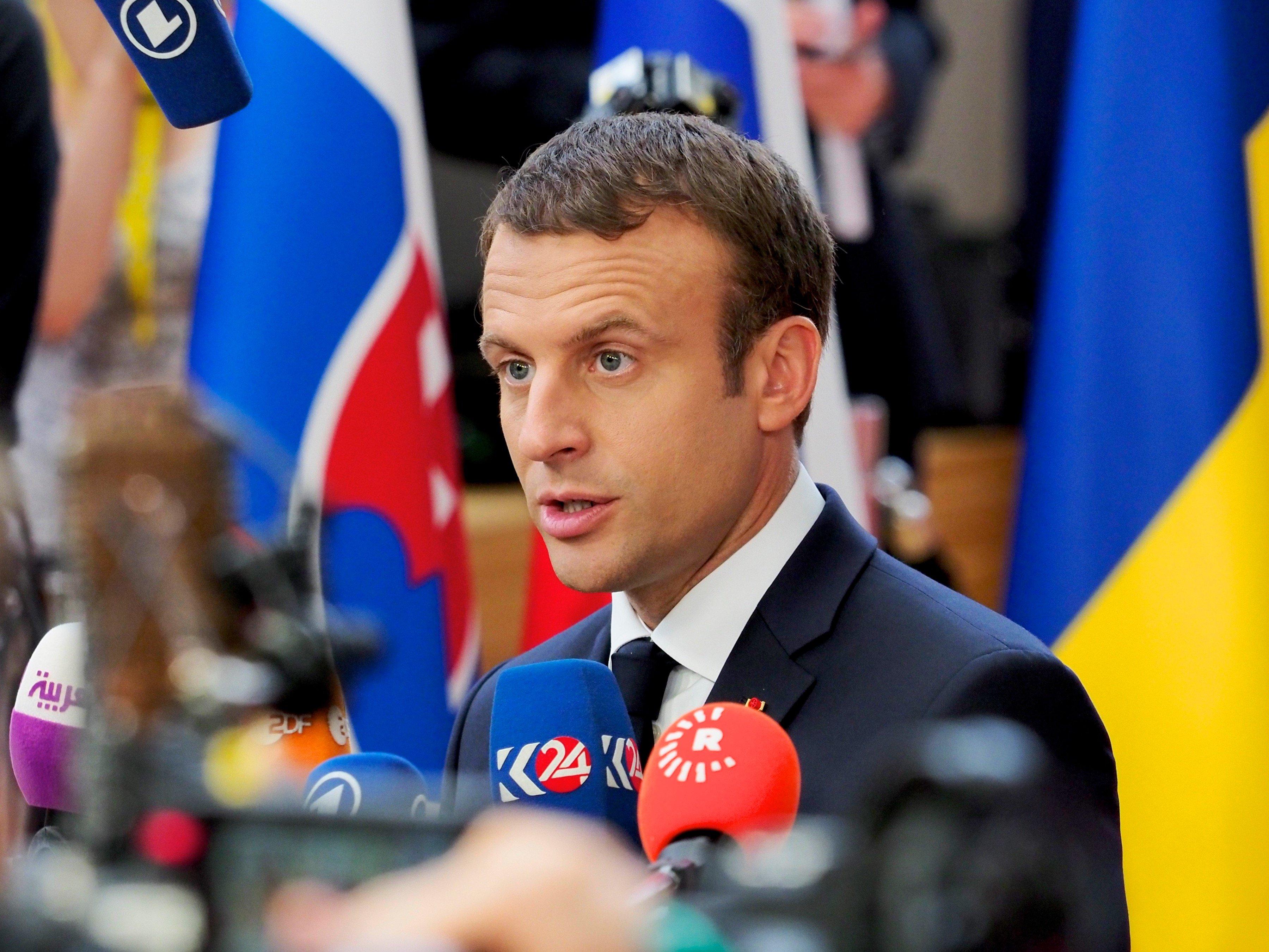 Na zdjęciu Emmanuel Macron. prezydent Francji. 5 marca 2018 zaproponował wspólne działanie na rzecz Unii Europejskiej