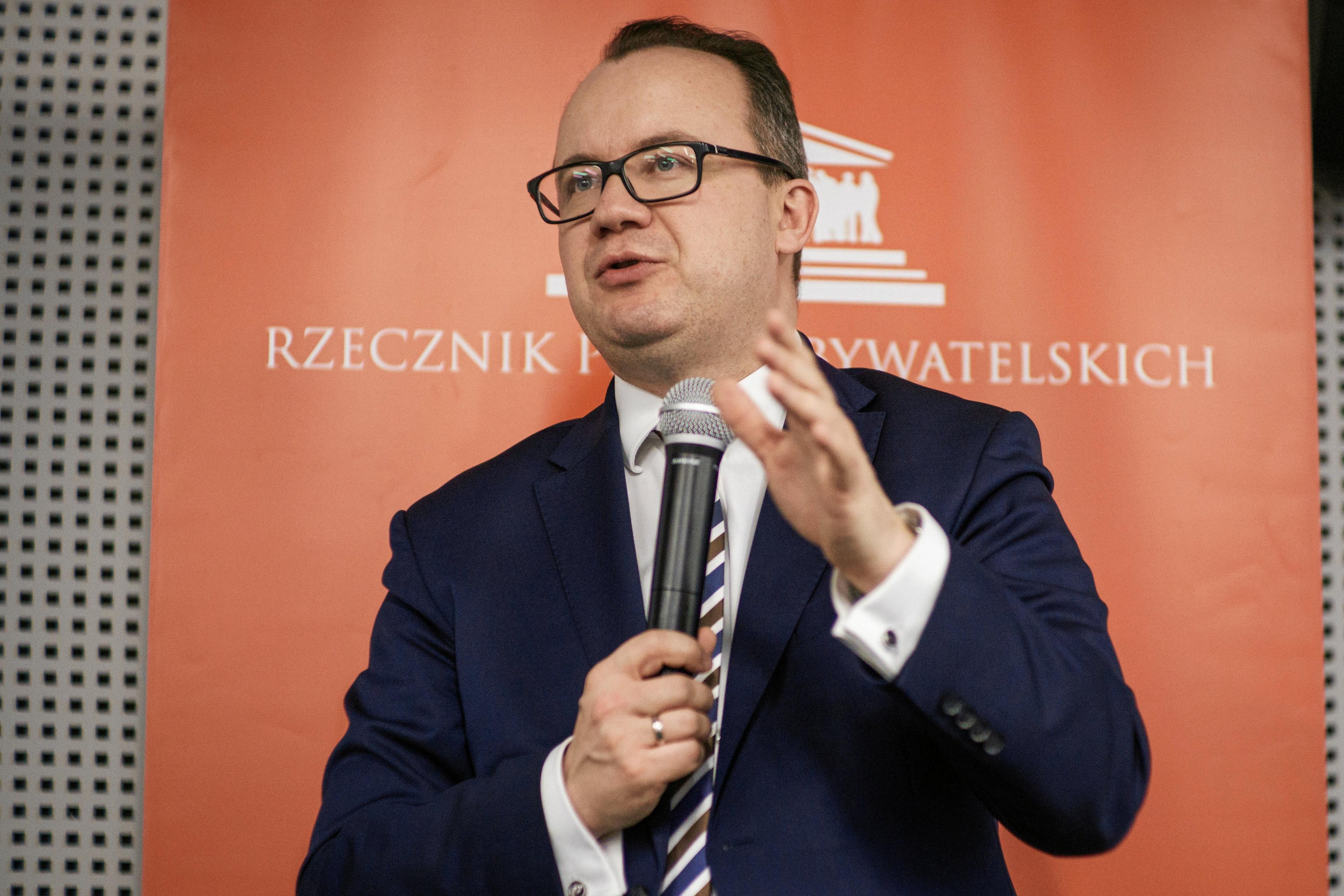 15.03.2019 Poznan , Rzecznik Praw Obywatelskich Adam Bodnar na spotkaniu z mieszkancami Poznania .