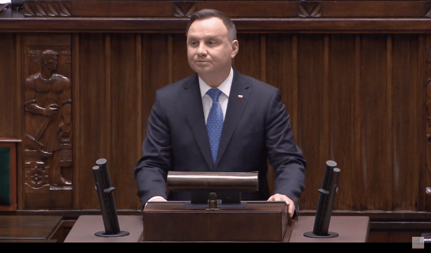 Andrzej Duda, inauguracyjne posiedzenie Sejmu, 12 listopada 2019