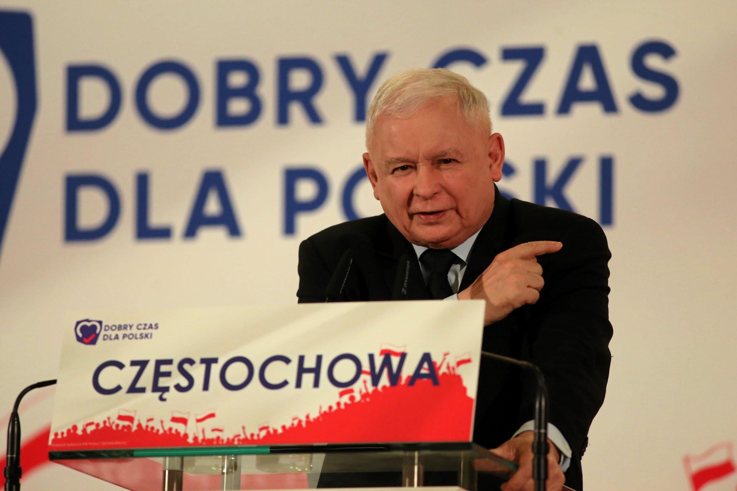 Jarosław Kaczyński przemawia na konwencjicji PiS, prof. Nowatarski: w Polsce mamy fake demokrację