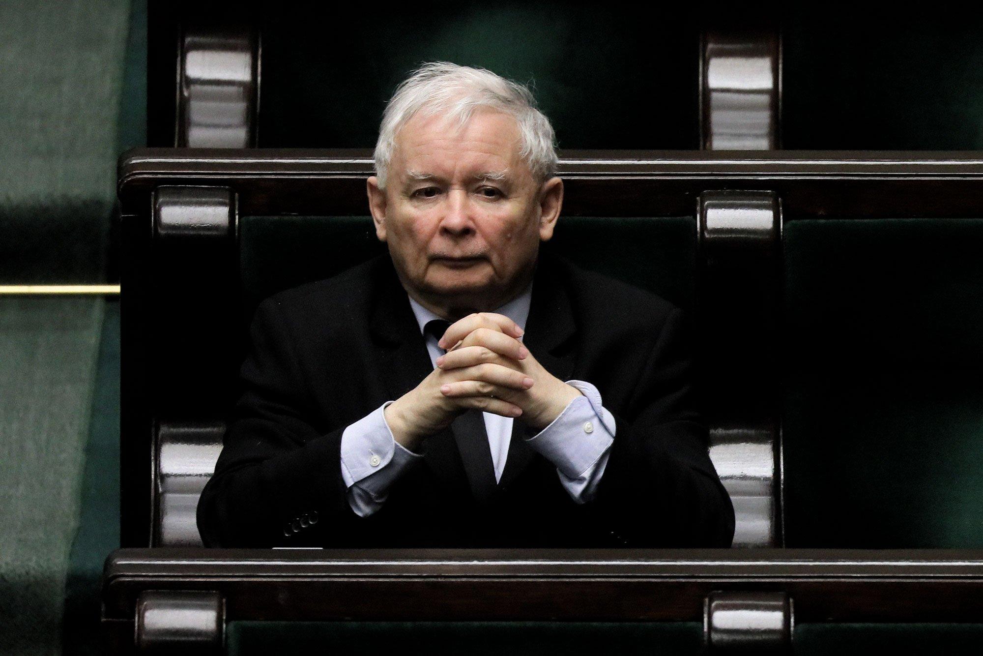 Jarosław Kaczyński w sejmie wyraził się o opozycji "chamska hołota"