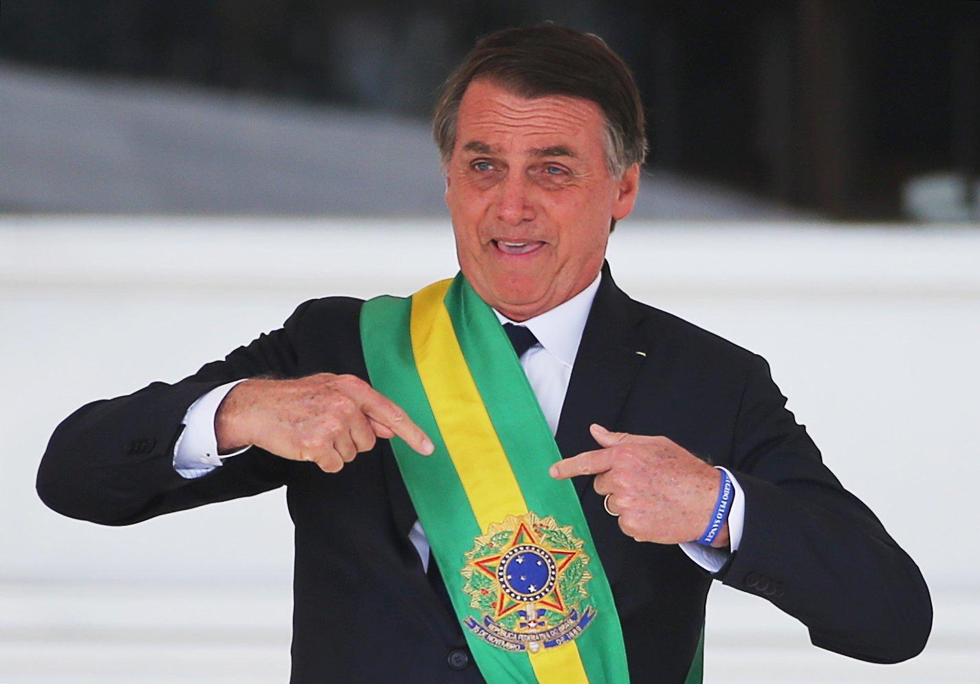 Prezydent Brazylii Jair Bolsonaro