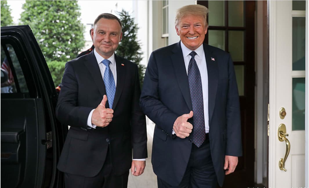 Andrzej Duda, Donald Trump, fot. Jakub Szymczuk, KPRP