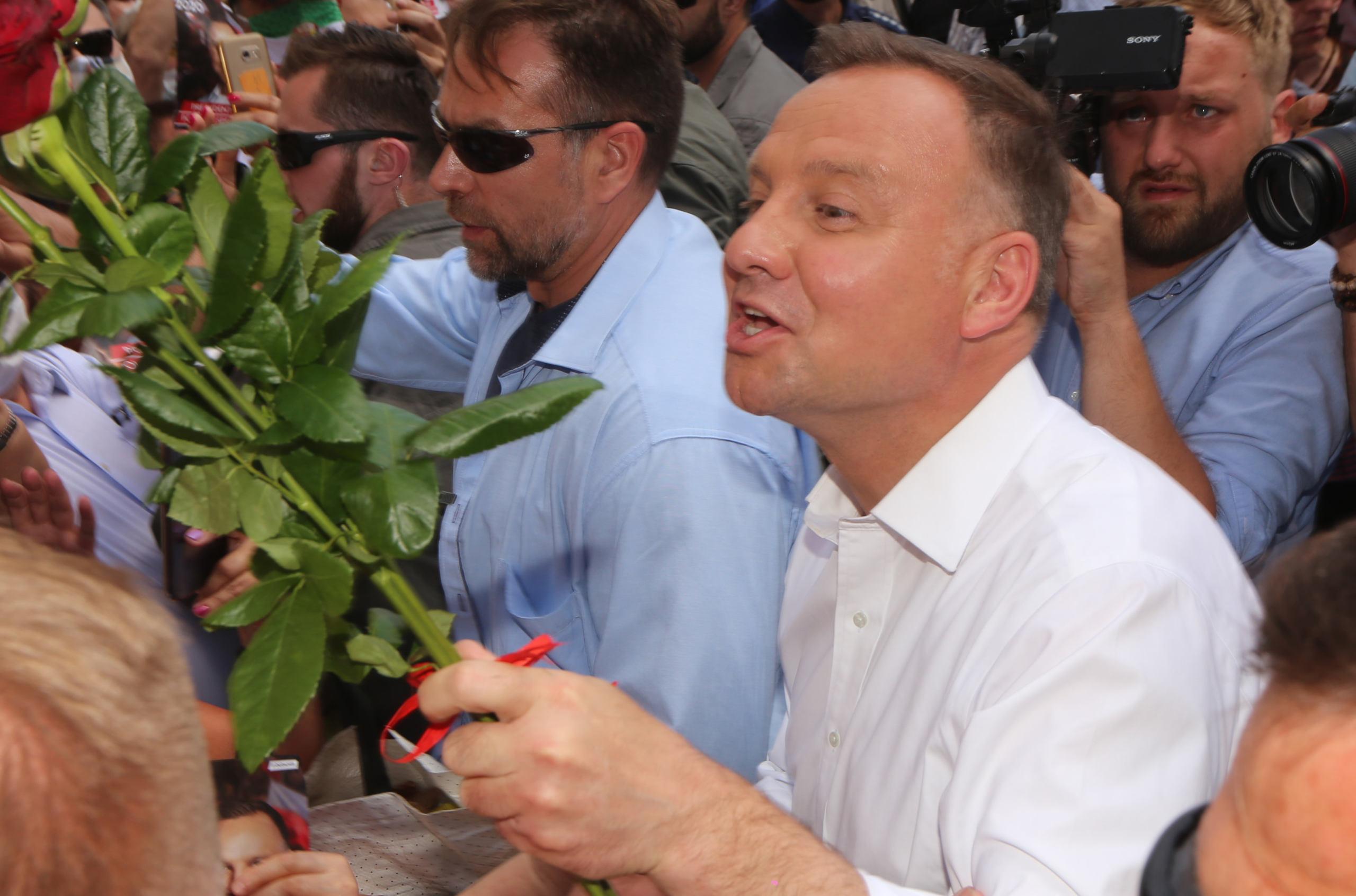 Andrzej Duda w czasie kampanii prezydenckiej