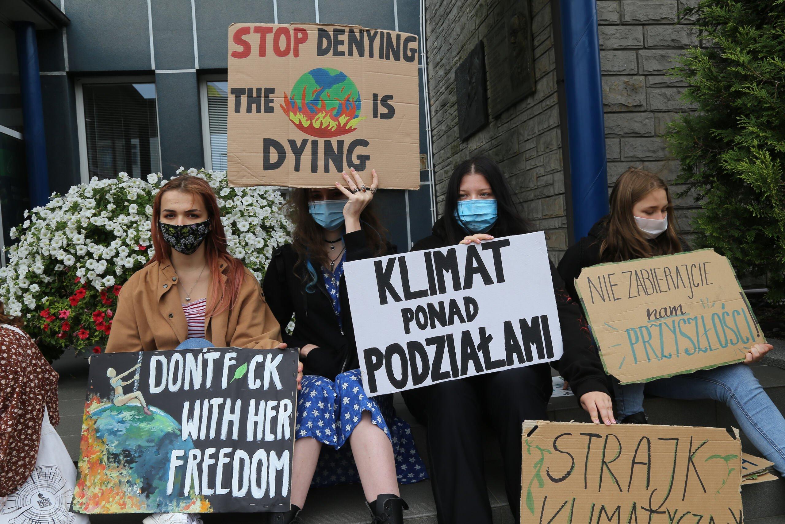 Młodzieżowy Strajk Klimatyczny w Białymstoku