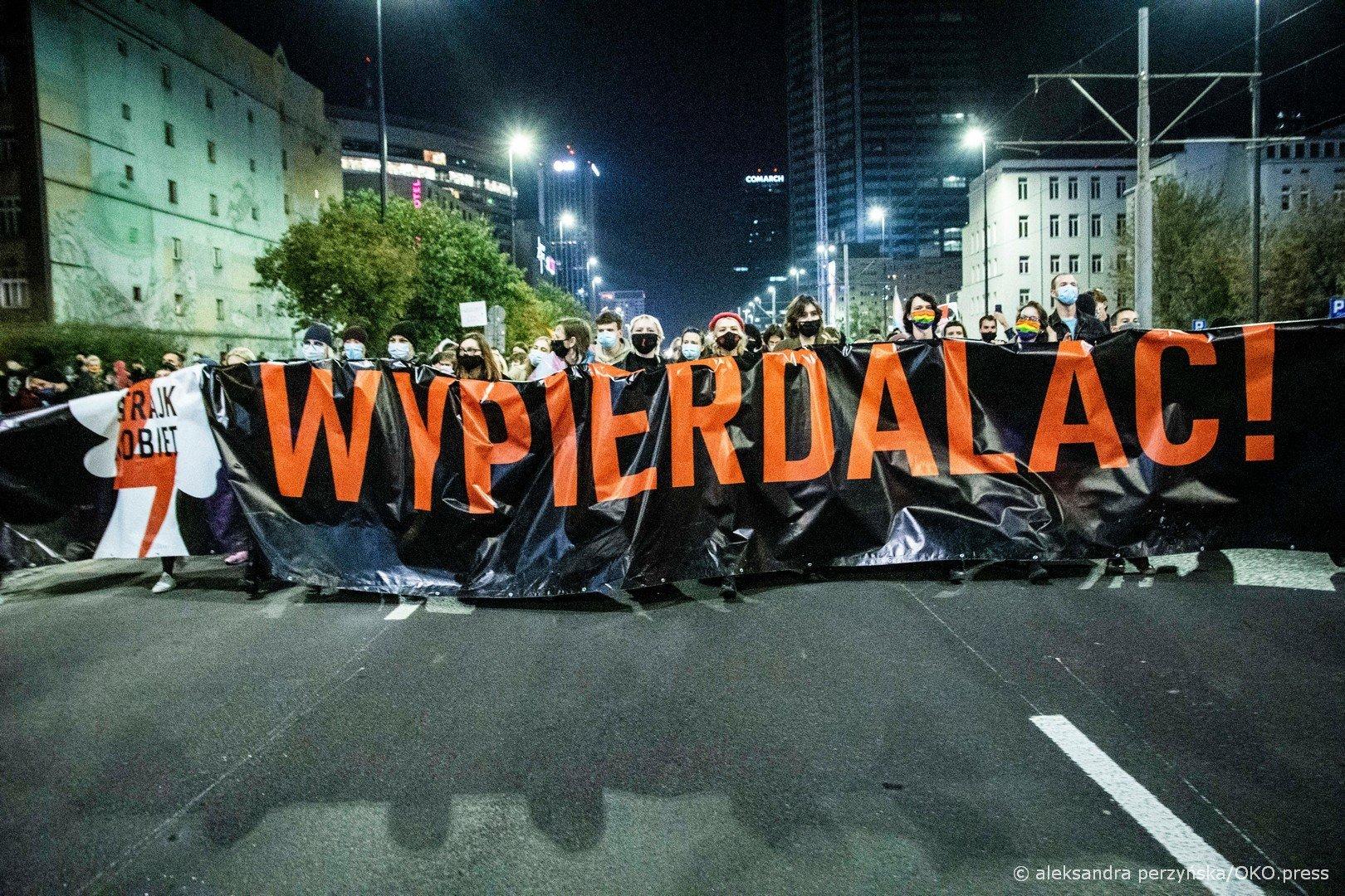 Protest po wyroku TK w sprawie aborcji 22.10.2020