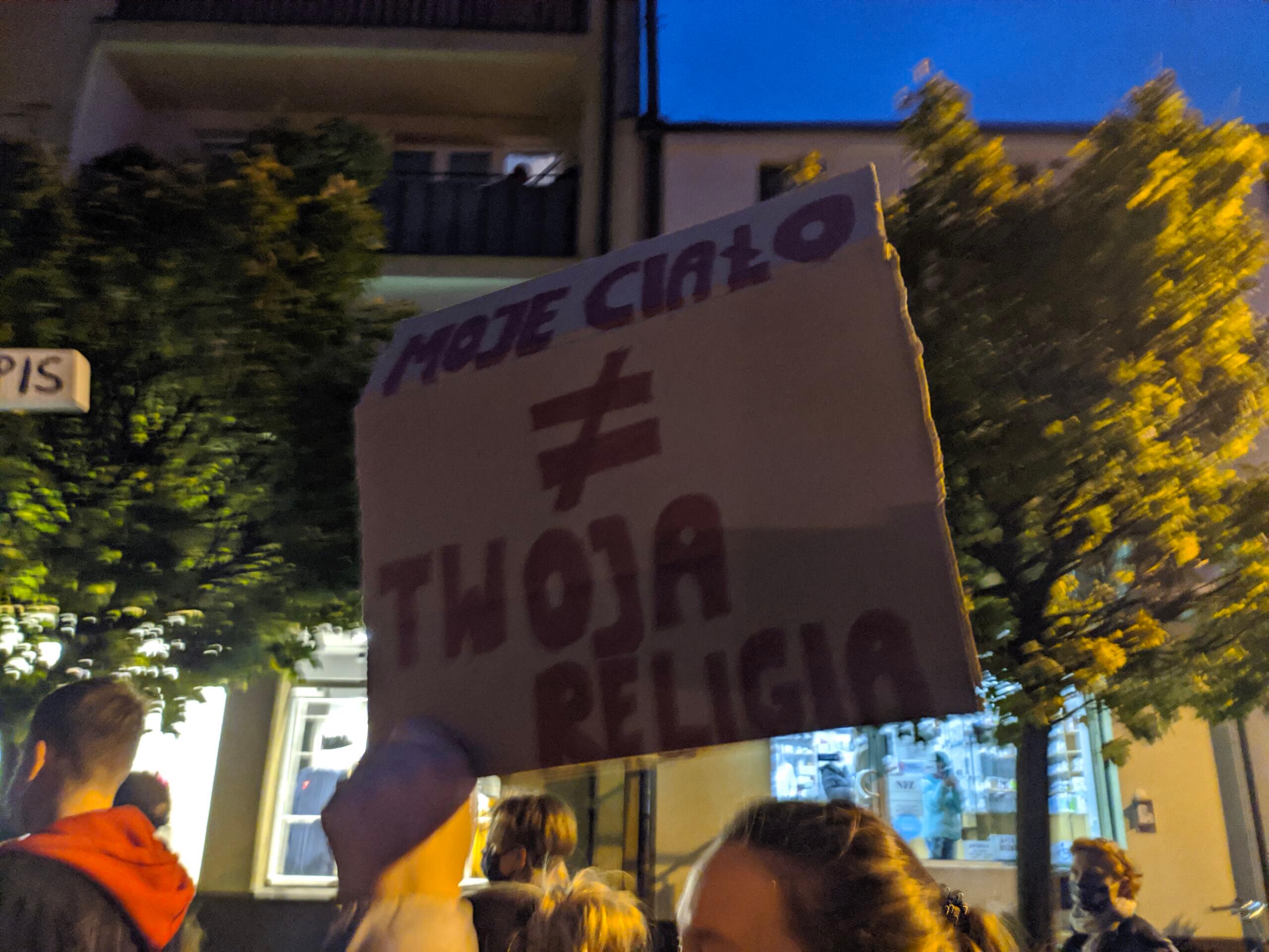 protest w Garwolinie, Strajk Kobiet, 26 października 2020