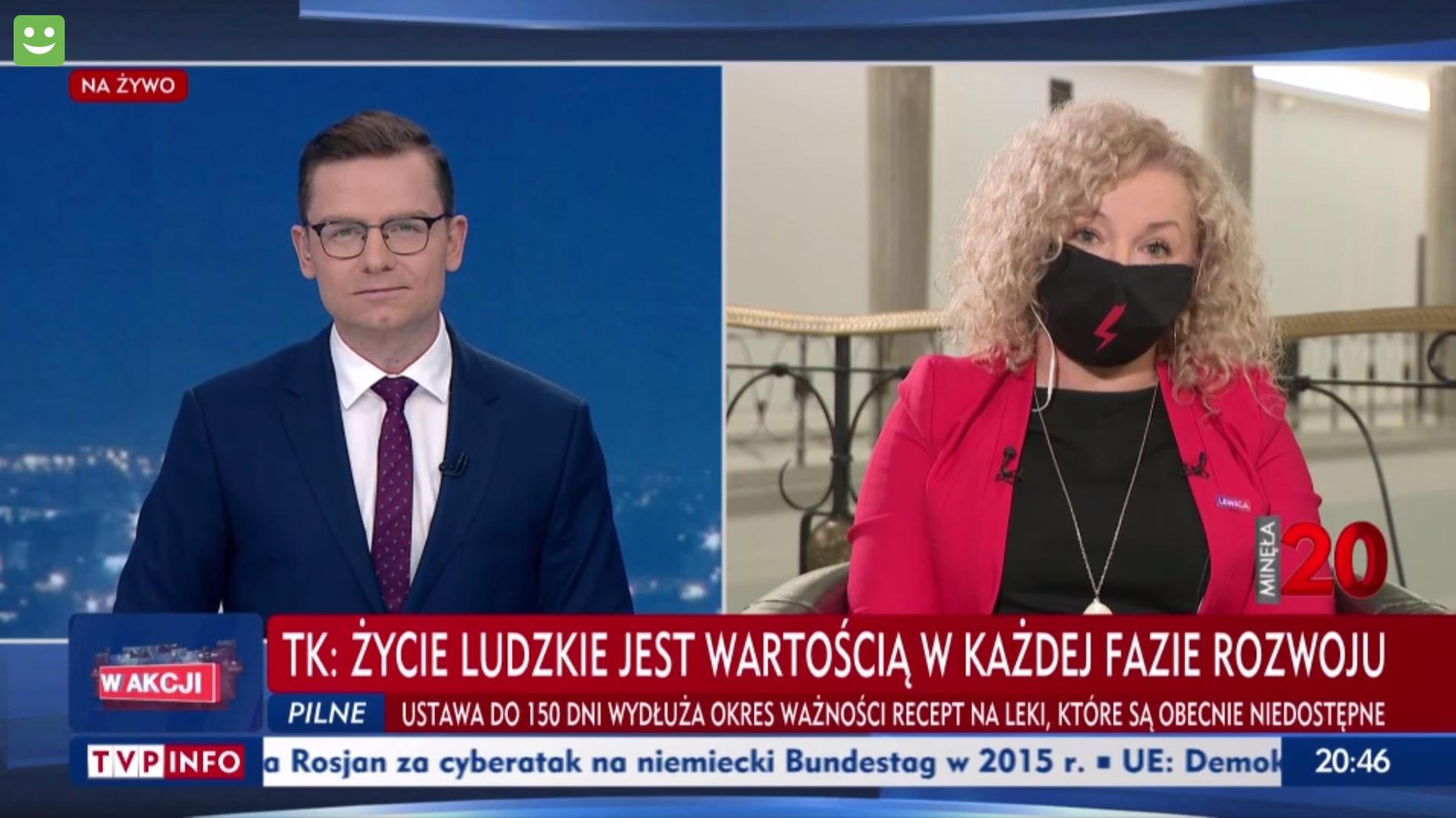 Katarzyna Kotula w TVP Info