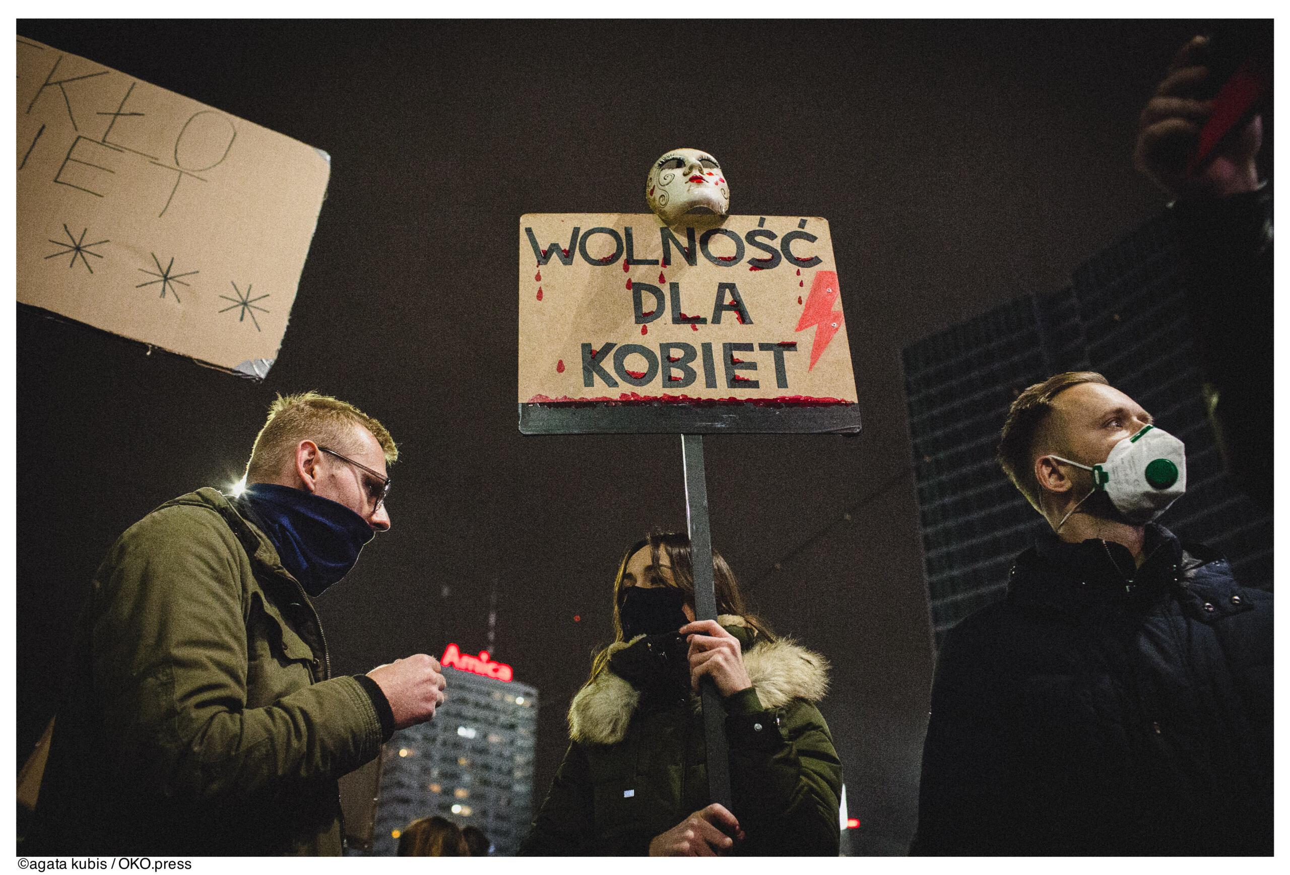 Warszawa, protest 30.10.2020
