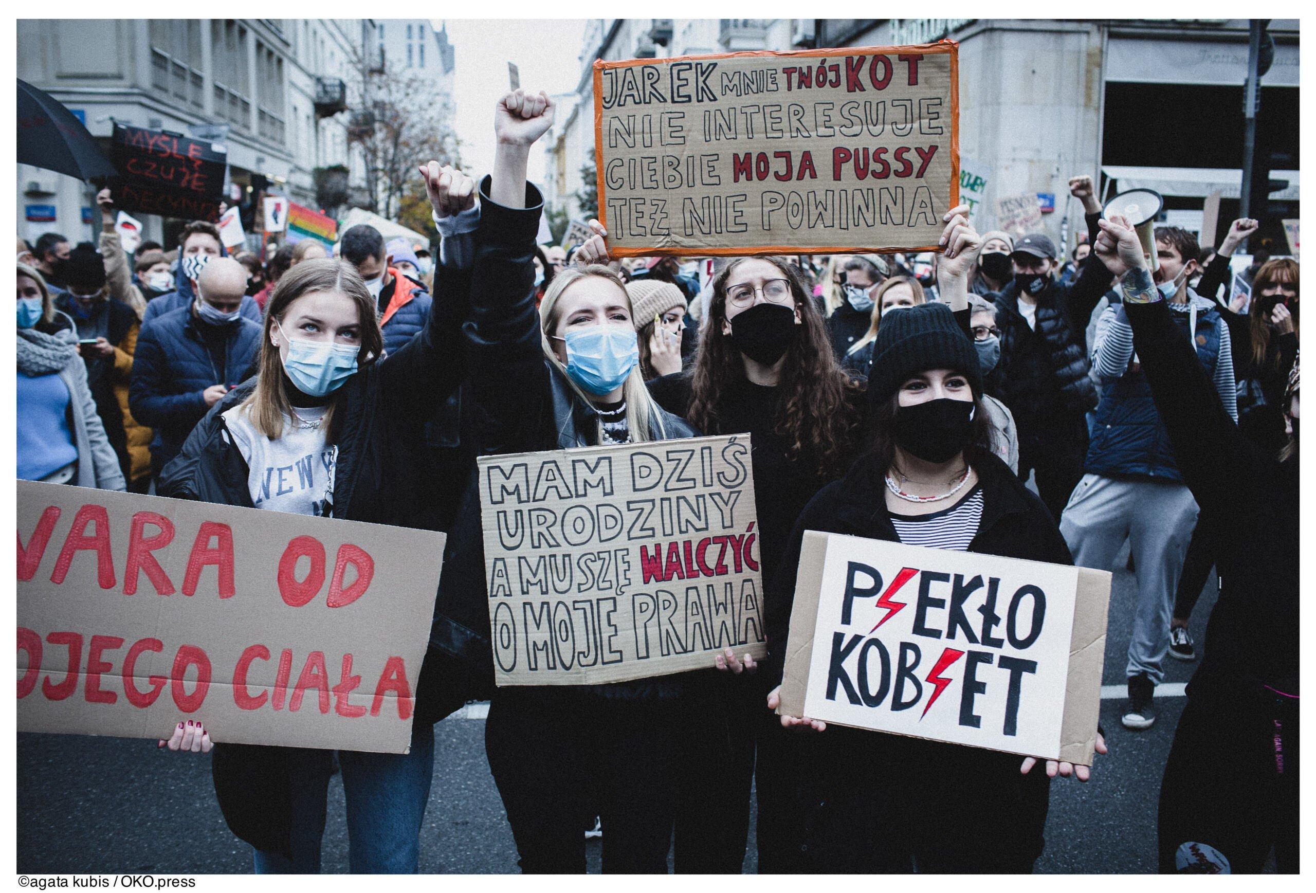 Warszawa, protest 28.10.2020
