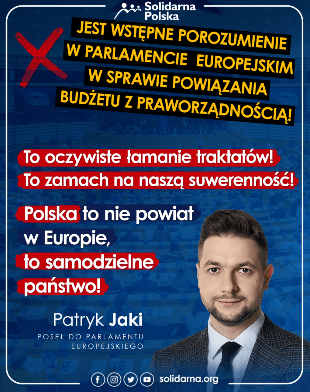 Solidarna Polska Patryk Jaki