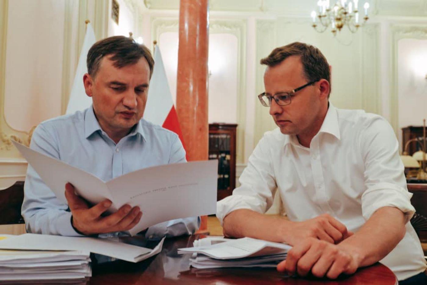 Marcin Romanowski i Zbigniew Ziobro