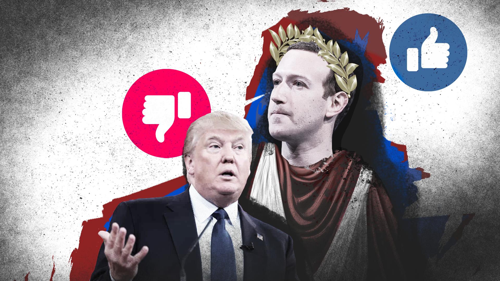 Mark Zuckerberg w roli rzymskiego cesarza