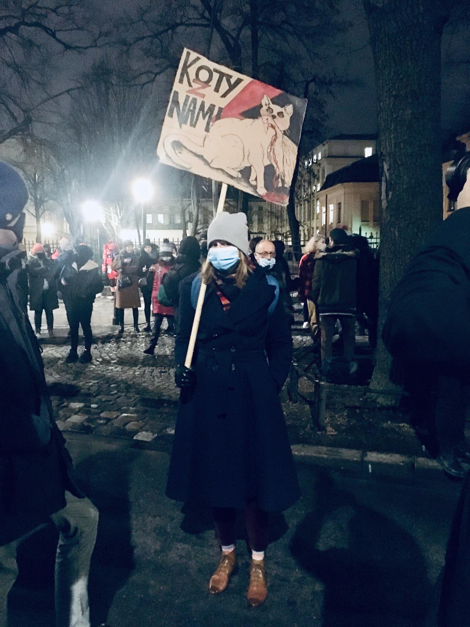 Warszawa, protest 27.01.2021