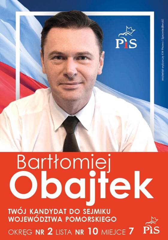Bartłomiej Obajtek kandydował w wyborach samorządowych z list PiS.