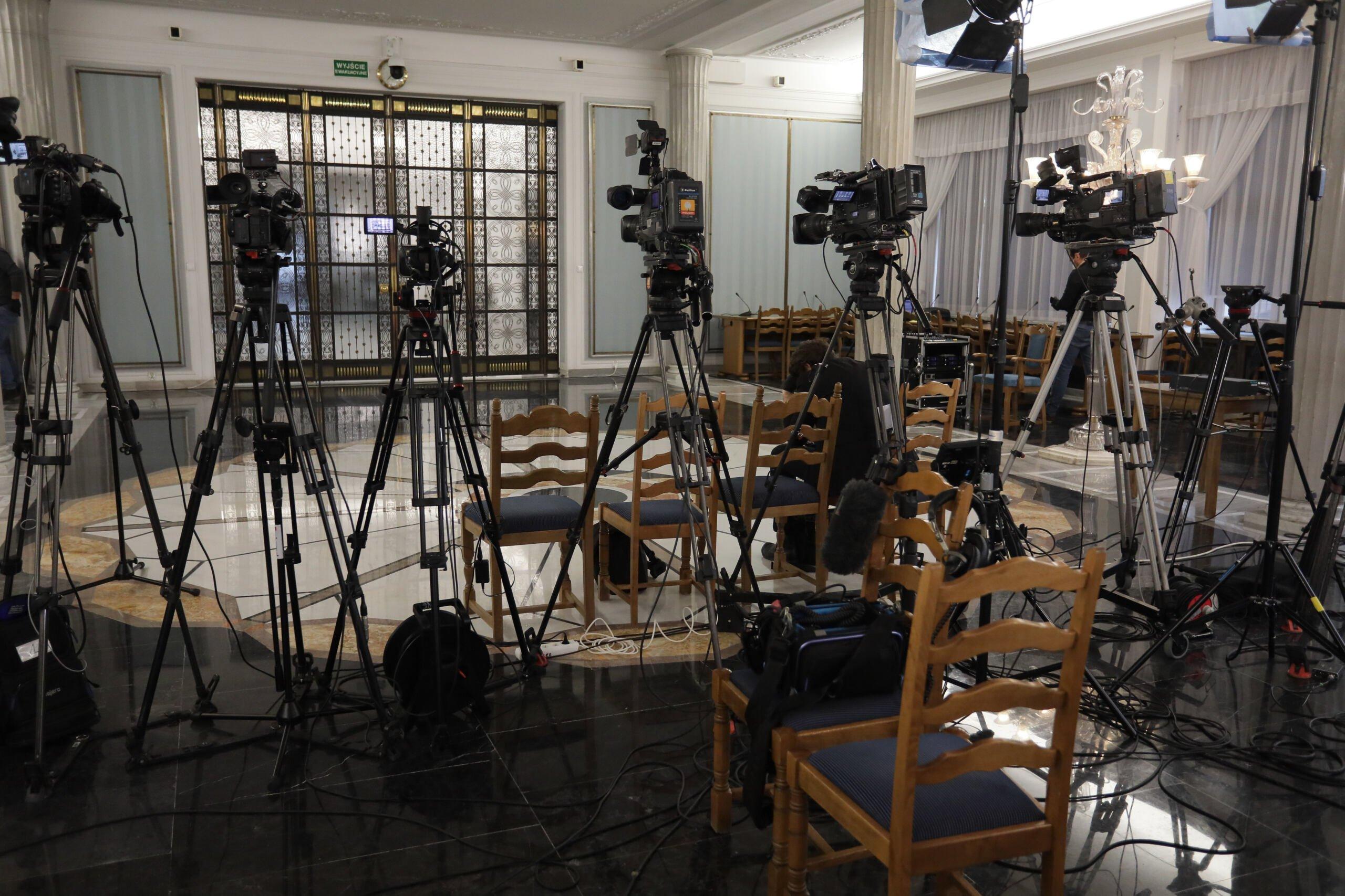 Media w Sejmie: kamery na sali kolumnowej