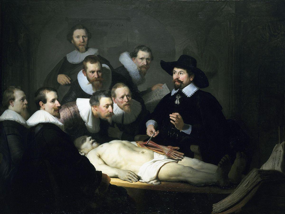 Rembrandt, Lekcja anatomii dr. Tulpa