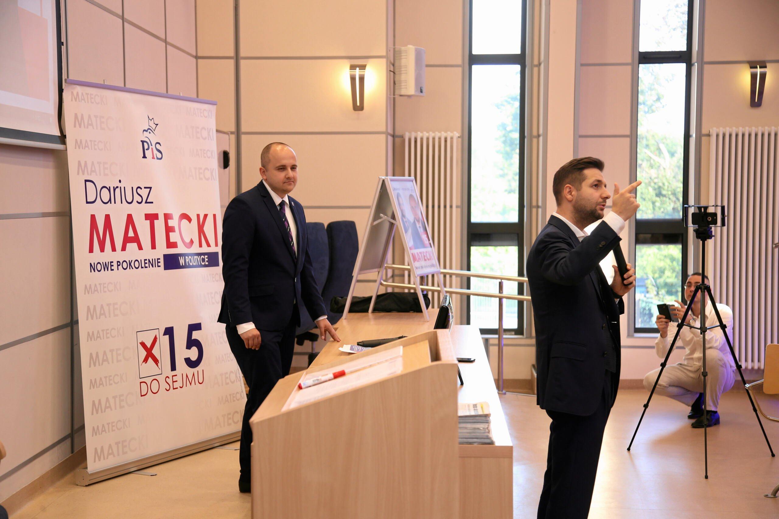 Dariusz Matecki i Patryk Jaki