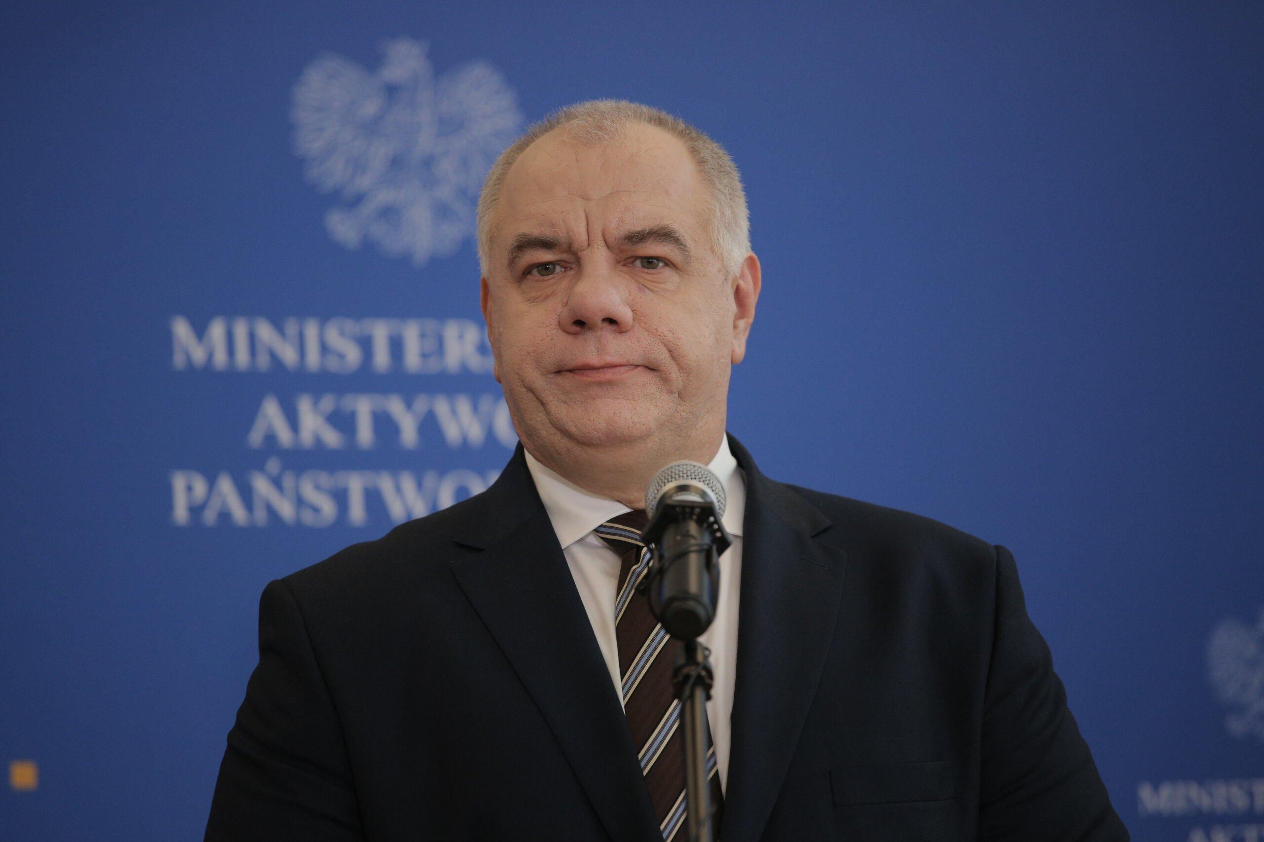 Jacek Sasin, minister aktywów państwowych.