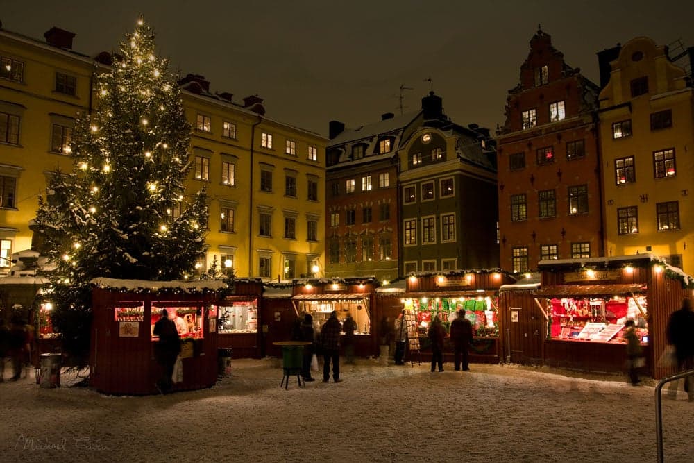 Święta w Sztokholmie - jarmark bożonarodzeniowy