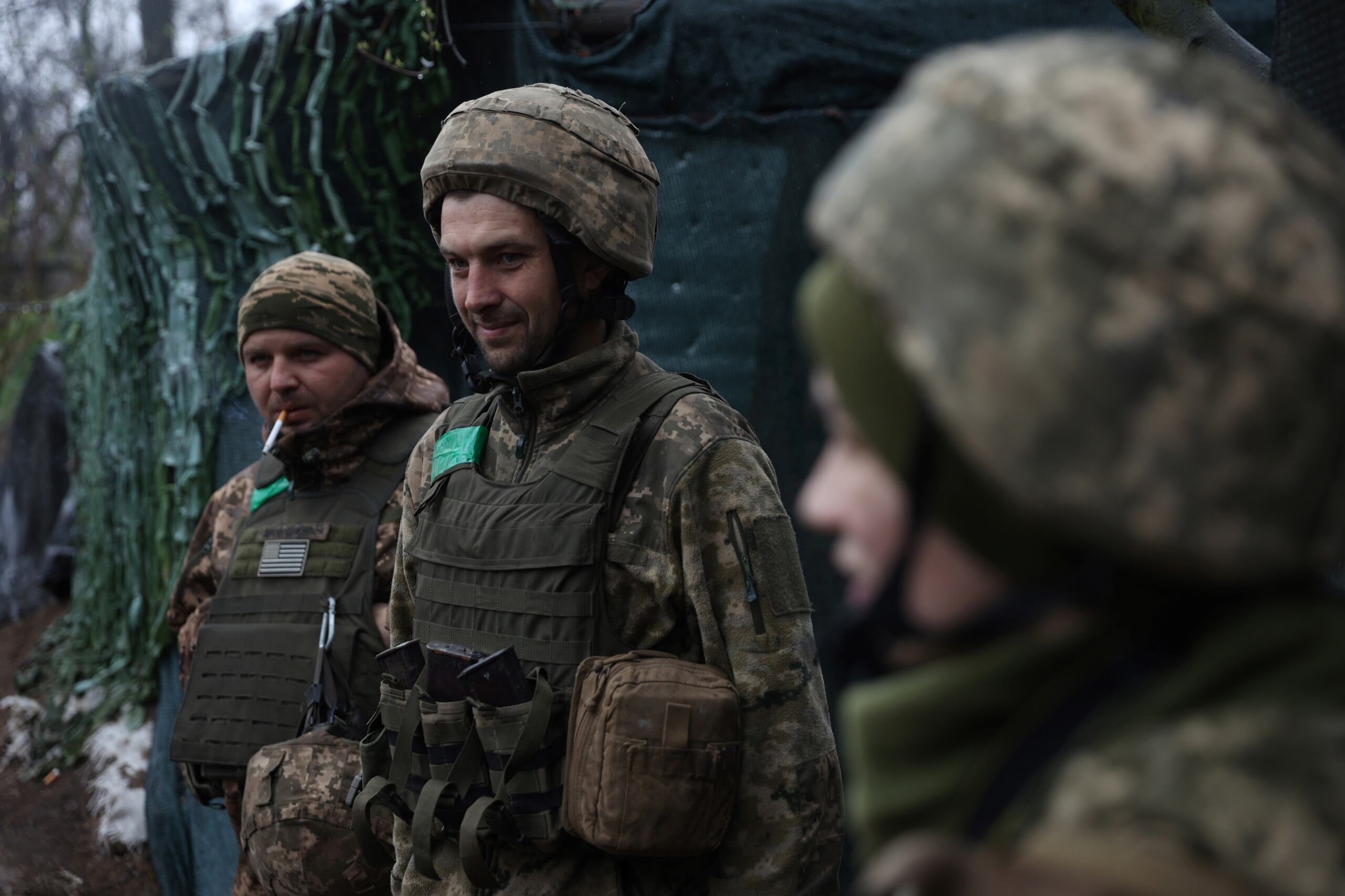 Ukraińscy żołnierze w Ukrainie