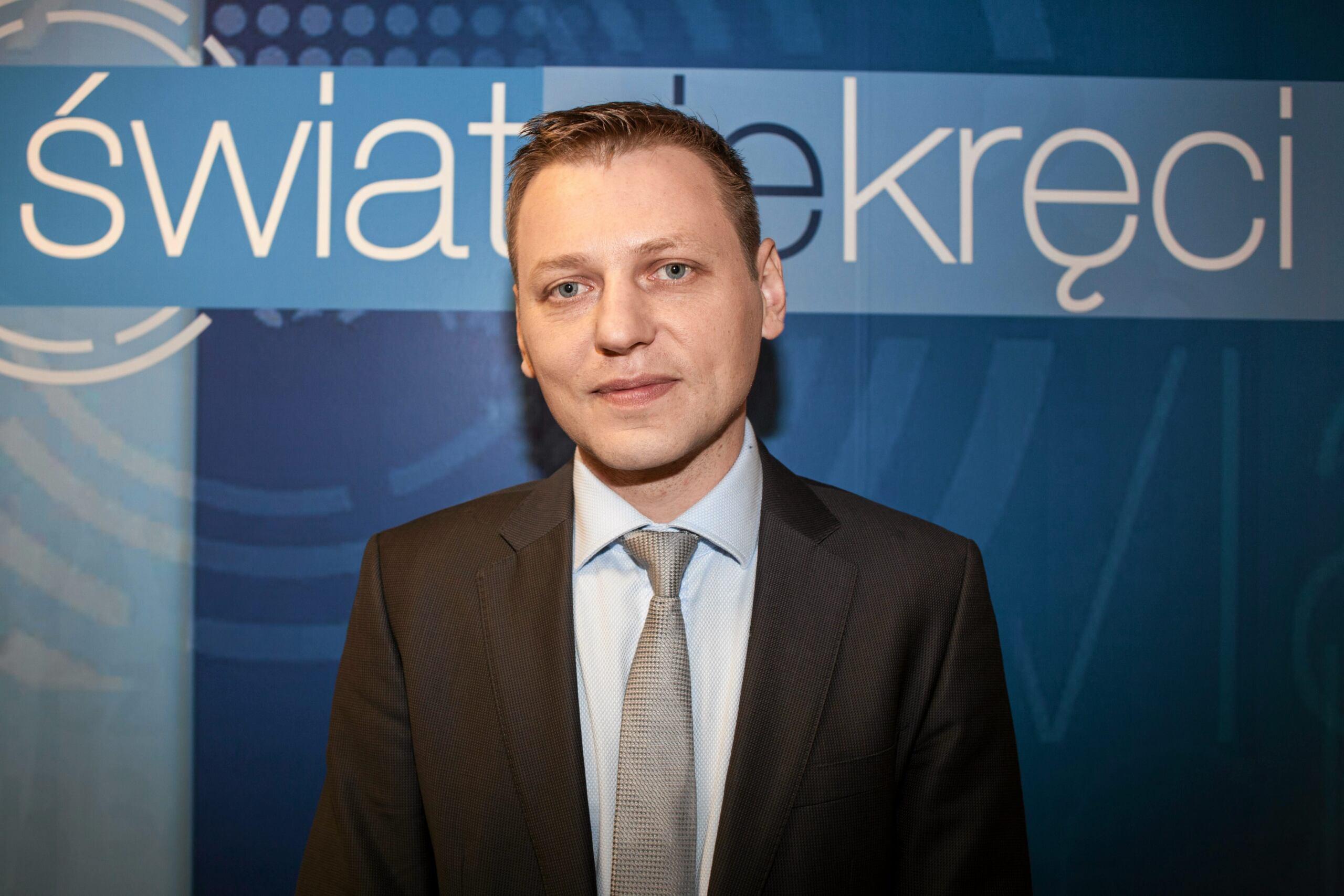 01.04.2014 Warszawa , TVP . Norbert Maliszewski - wydawca programu " Swiat sie kreci " .
Fot. Julia Mafalda / Agencja Wyborcza.pl