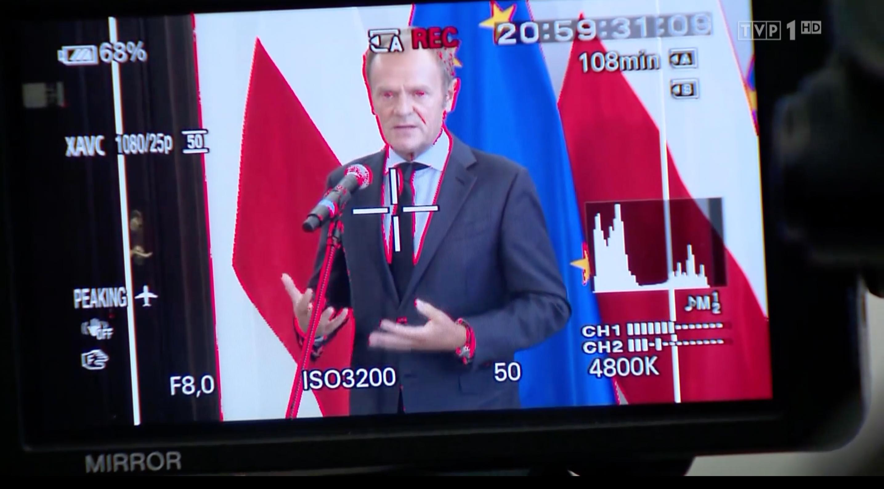 Donald Tusk na celowniku TVP, źródło: „Wiadomości” TVP 24 września 2021