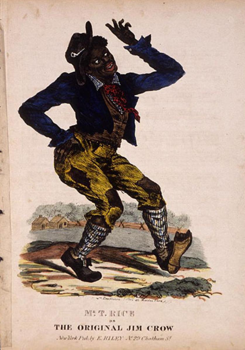 Jim Crow, archetypowa postać zniewolonego czarnego mężczyzny stworzona przez Rice'