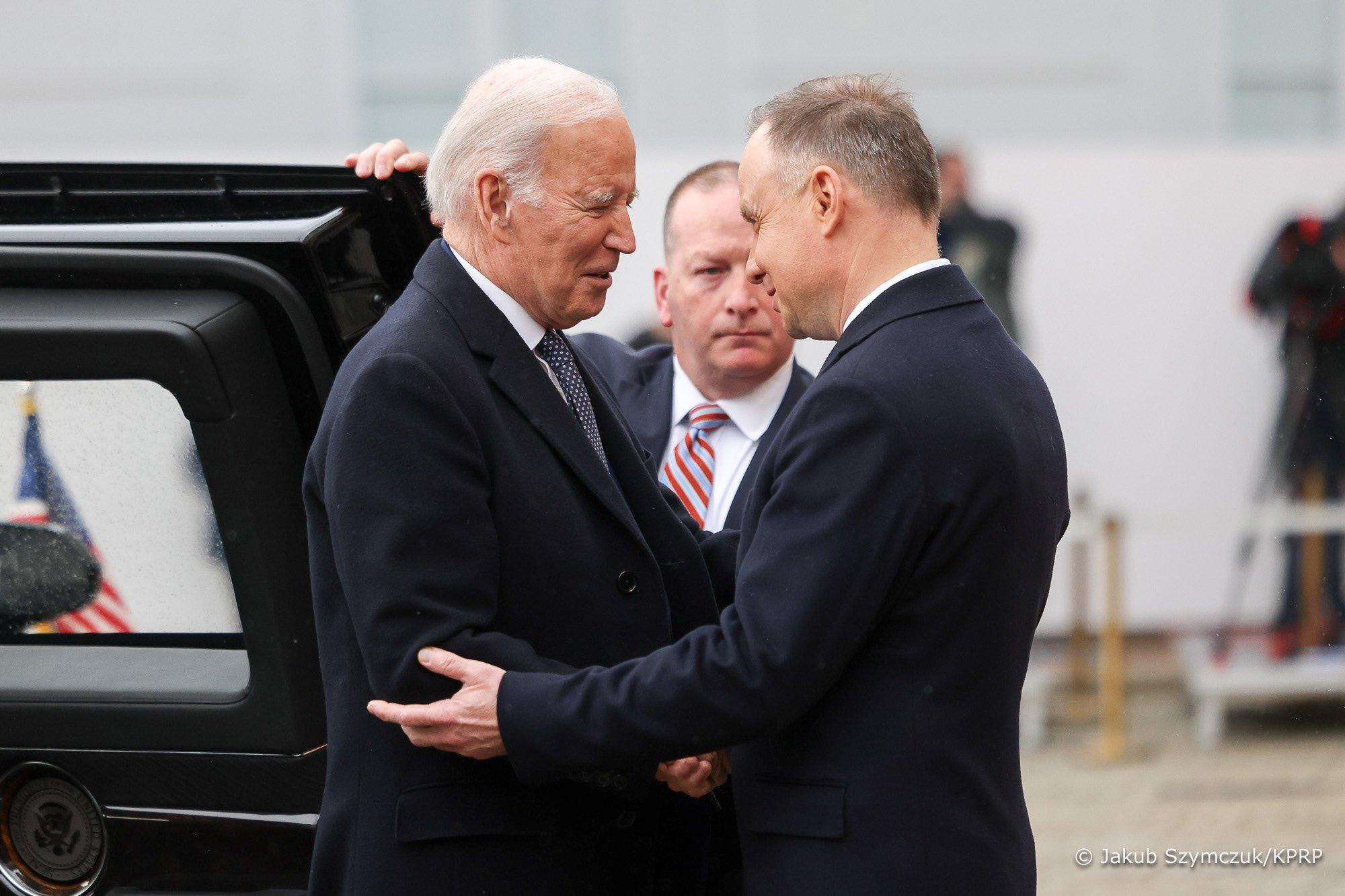 Prezydent Andrzej Duda wita prezydenta USA Joe Bidena, Praworządność.